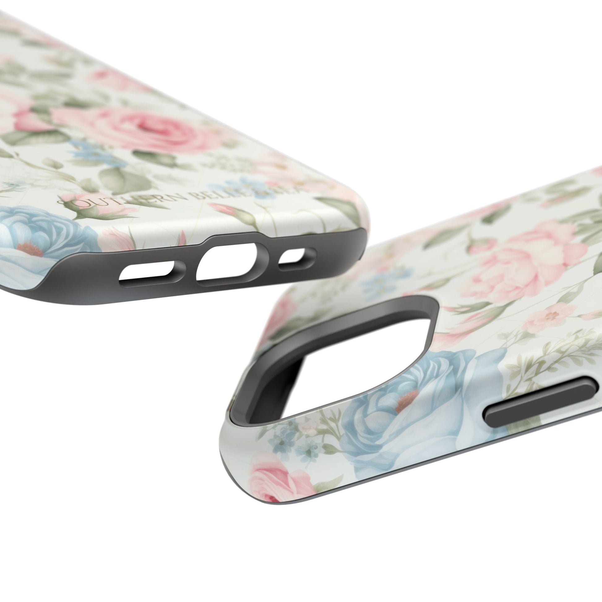 Garden Grace Floral Magnetic iPhone Case — Garden Grace Series | Southern Belle & Sea™ - Southern Belle & Sea
