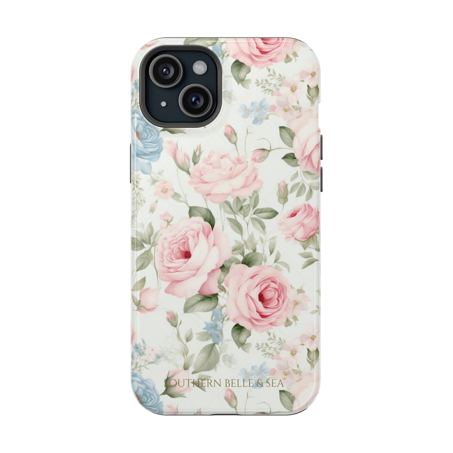 Garden Grace Floral Magnetic iPhone Case — Garden Grace Series | Southern Belle & Sea™ - Southern Belle & Sea