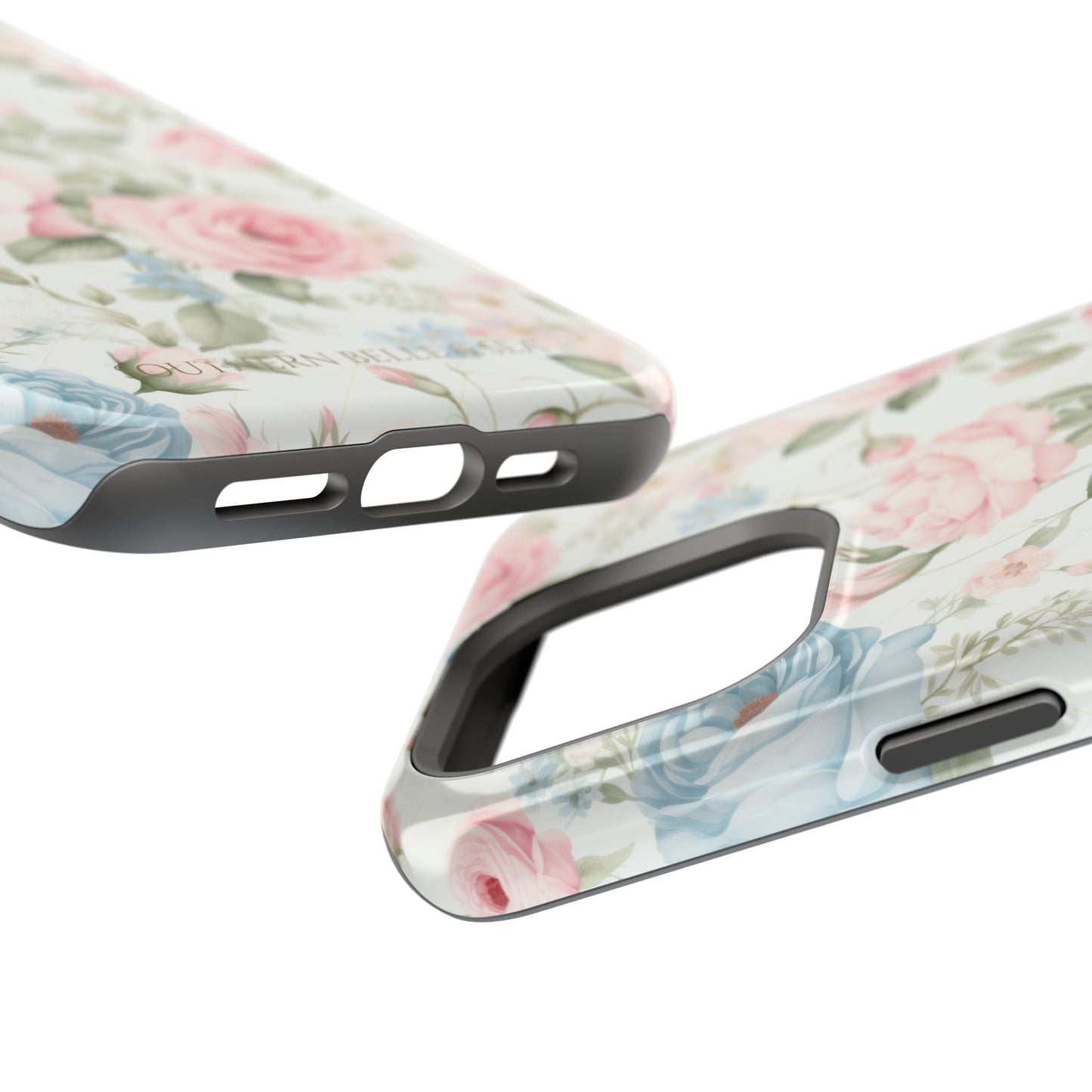 Garden Grace Floral Magnetic iPhone Case — Garden Grace Series | Southern Belle & Sea™ - Southern Belle & Sea
