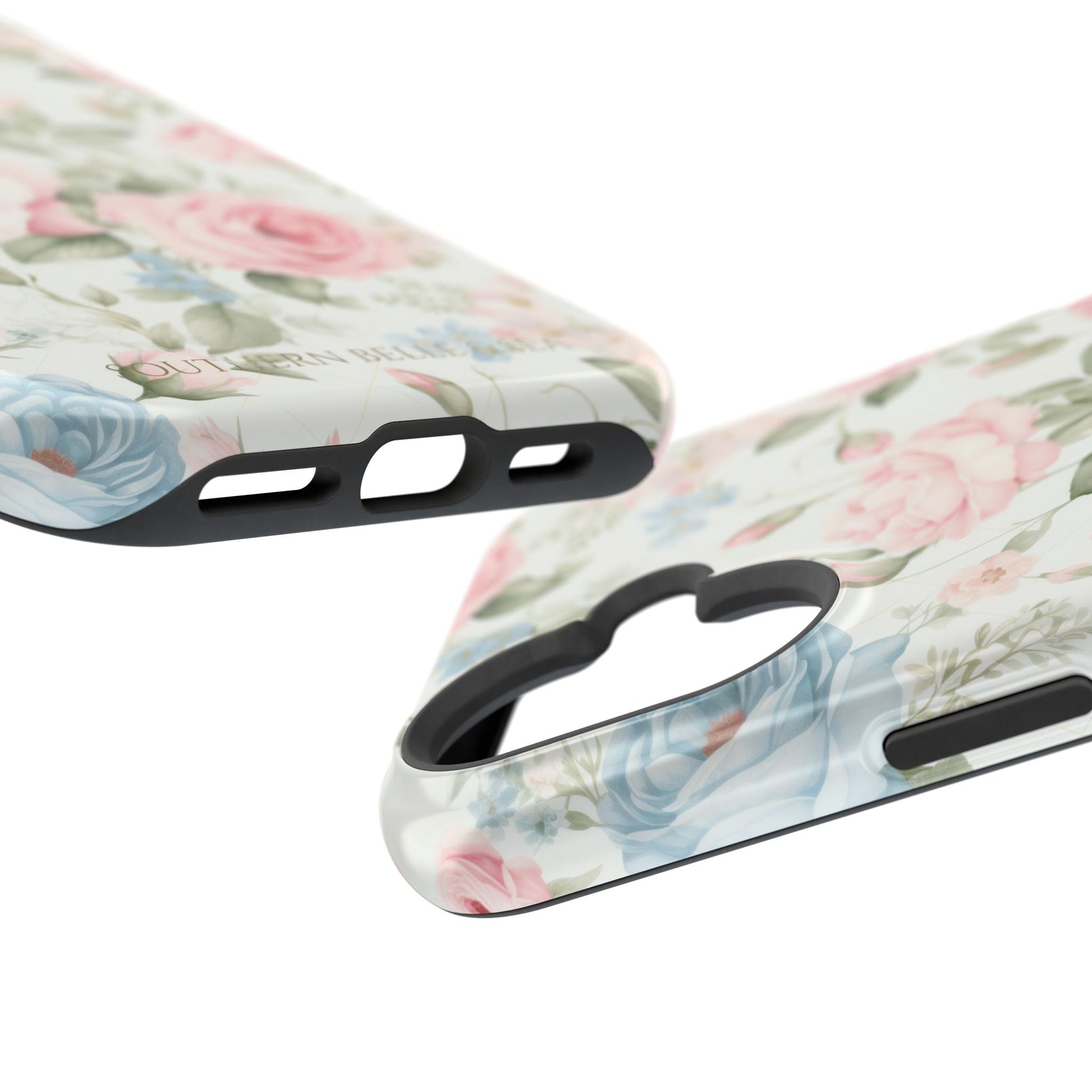 Garden Grace Floral Magnetic iPhone Case — Garden Grace Series | Southern Belle & Sea™ - Southern Belle & Sea