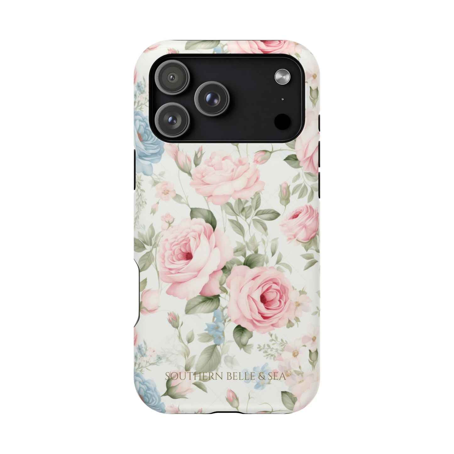 Garden Grace Floral Magnetic iPhone Case — Garden Grace Series | Southern Belle & Sea™ - Southern Belle & Sea