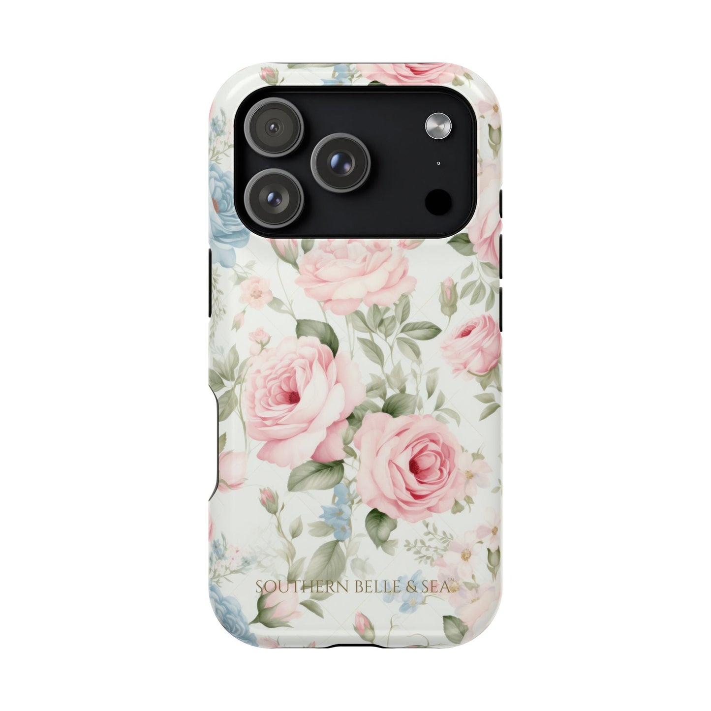 Garden Grace Floral Magnetic iPhone Case — Garden Grace Series | Southern Belle & Sea™ - Southern Belle & Sea