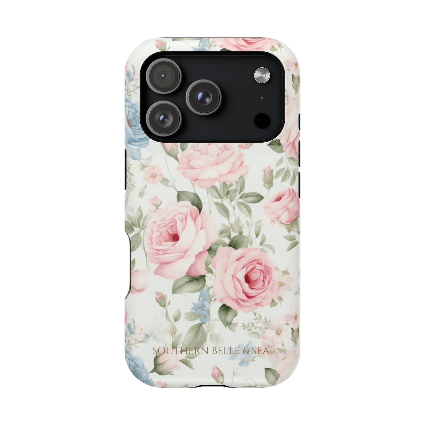Garden Grace Floral Magnetic iPhone Case — Garden Grace Series | Southern Belle & Sea™ - Southern Belle & Sea