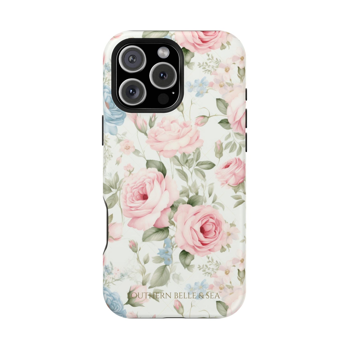 Garden Grace Floral Magnetic iPhone Case — Garden Grace Series | Southern Belle & Sea™ - Southern Belle & Sea