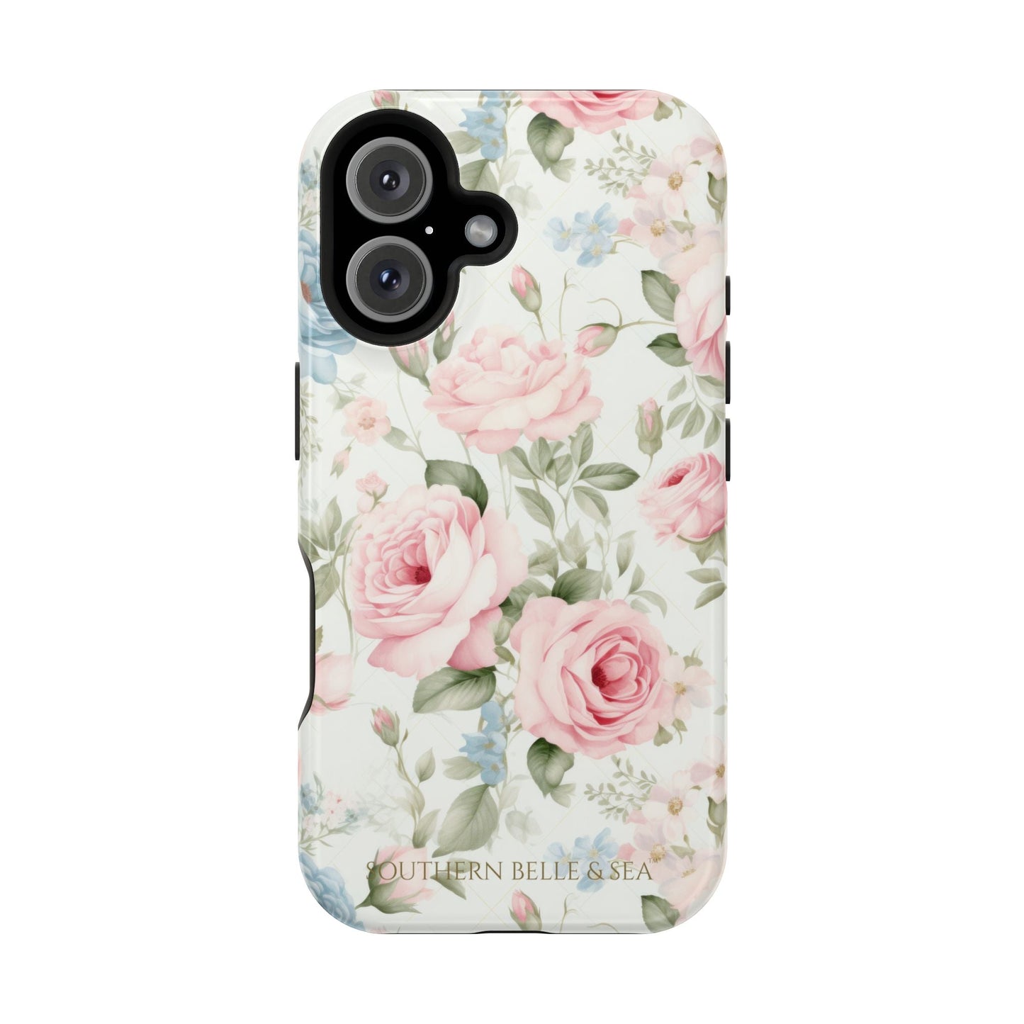 Garden Grace Floral Magnetic iPhone Case — Garden Grace Series | Southern Belle & Sea™ - Southern Belle & Sea