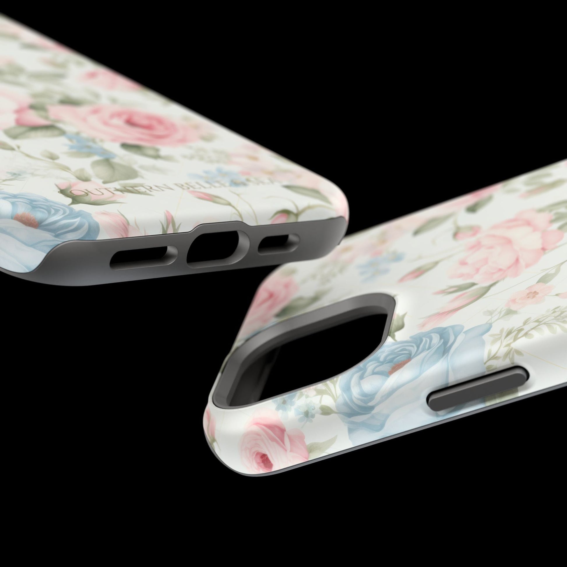 Garden Grace Floral Magnetic iPhone Case — Garden Grace Series | Southern Belle & Sea™ - Southern Belle & Sea
