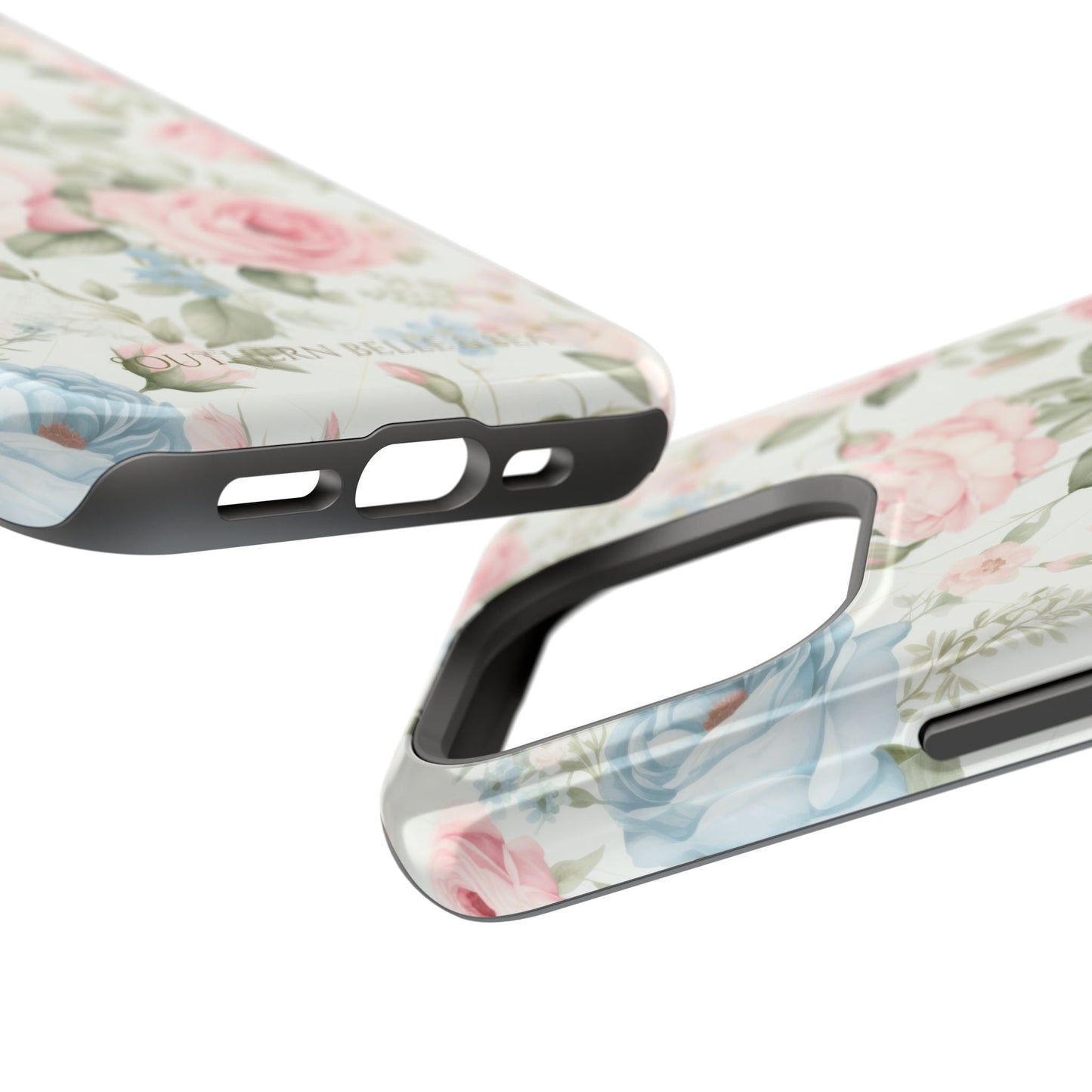 Garden Grace Floral Magnetic iPhone Case — Garden Grace Series | Southern Belle & Sea™ - Southern Belle & Sea