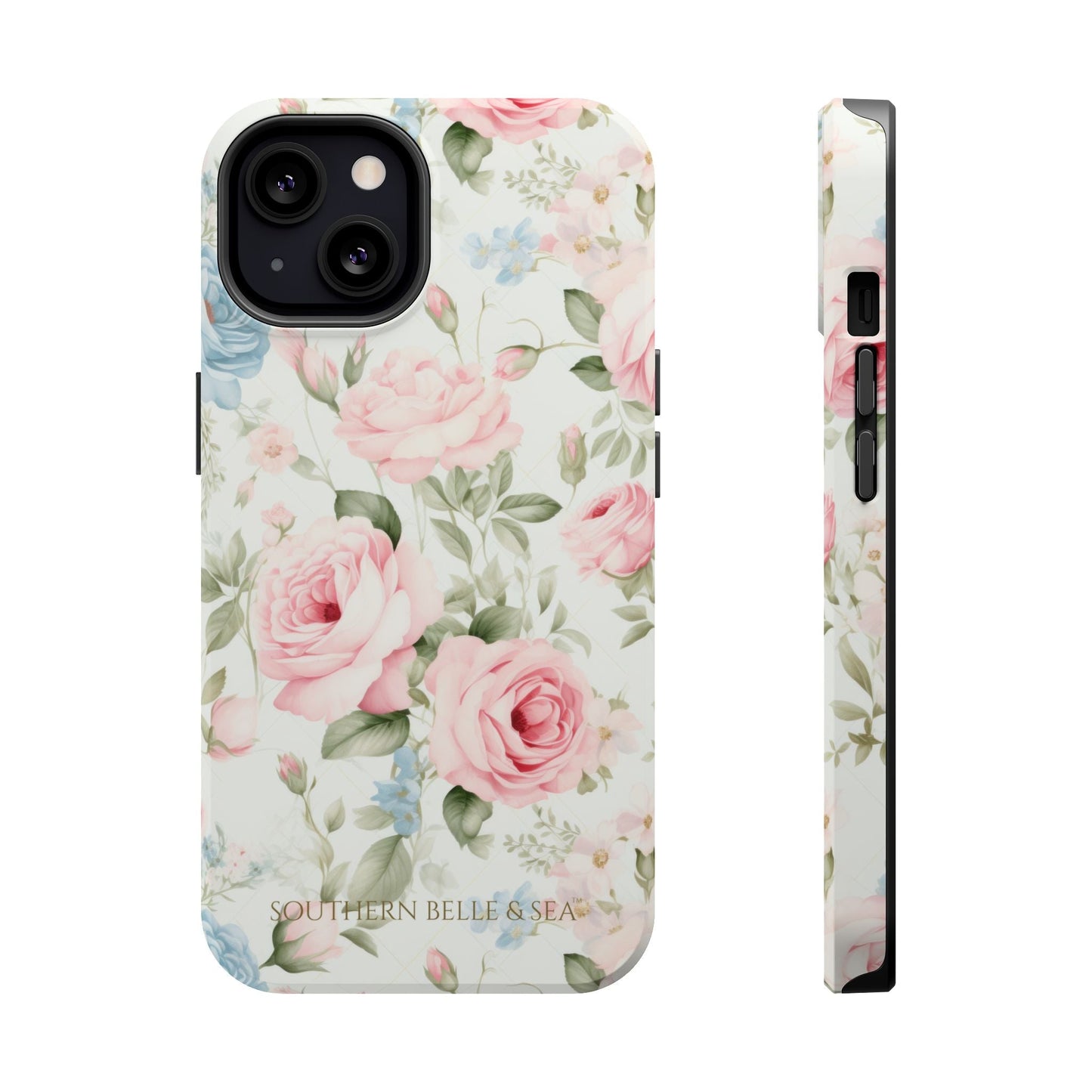 Garden Grace Floral Magnetic iPhone Case — Garden Grace Series | Southern Belle & Sea™ - Southern Belle & Sea