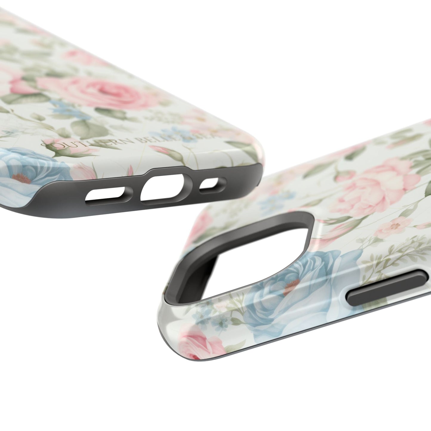 Garden Grace Floral Magnetic iPhone Case — Garden Grace Series | Southern Belle & Sea™ - Southern Belle & Sea