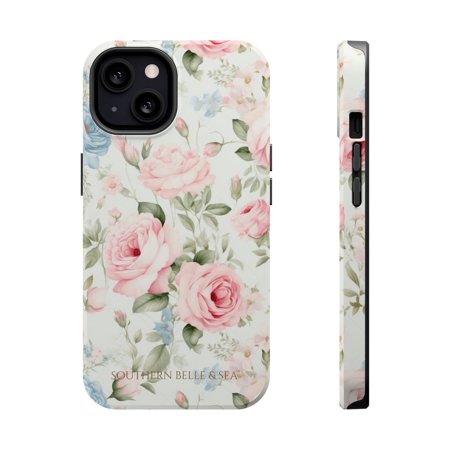 Garden Grace Floral Magnetic iPhone Case — Garden Grace Series | Southern Belle & Sea™ - Southern Belle & Sea