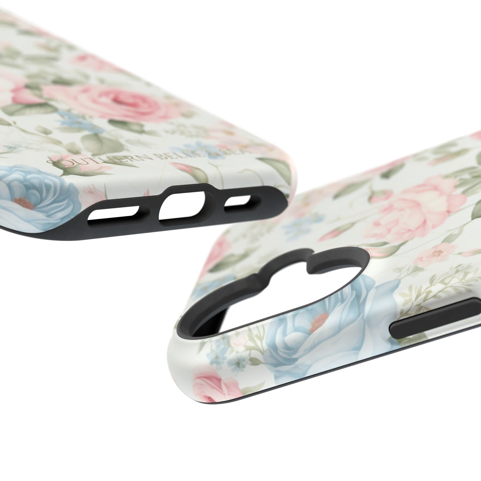 Garden Grace Floral Magnetic iPhone Case — Garden Grace Series | Southern Belle & Sea™ - Southern Belle & Sea