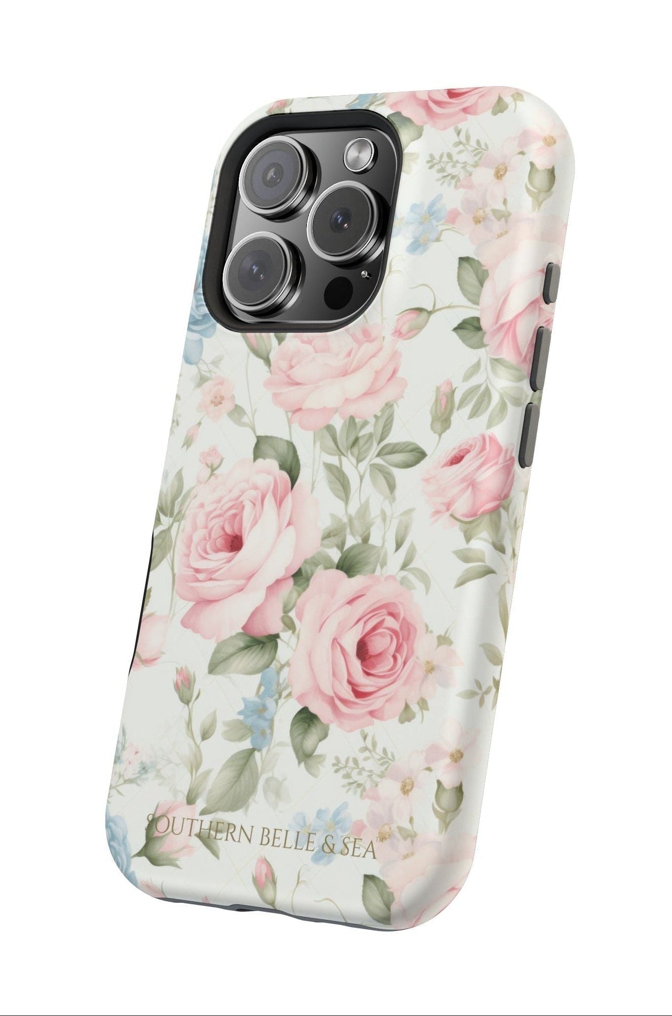 Garden Grace Floral Magnetic iPhone Case — Garden Grace Series | Southern Belle & Sea™ - Southern Belle & Sea