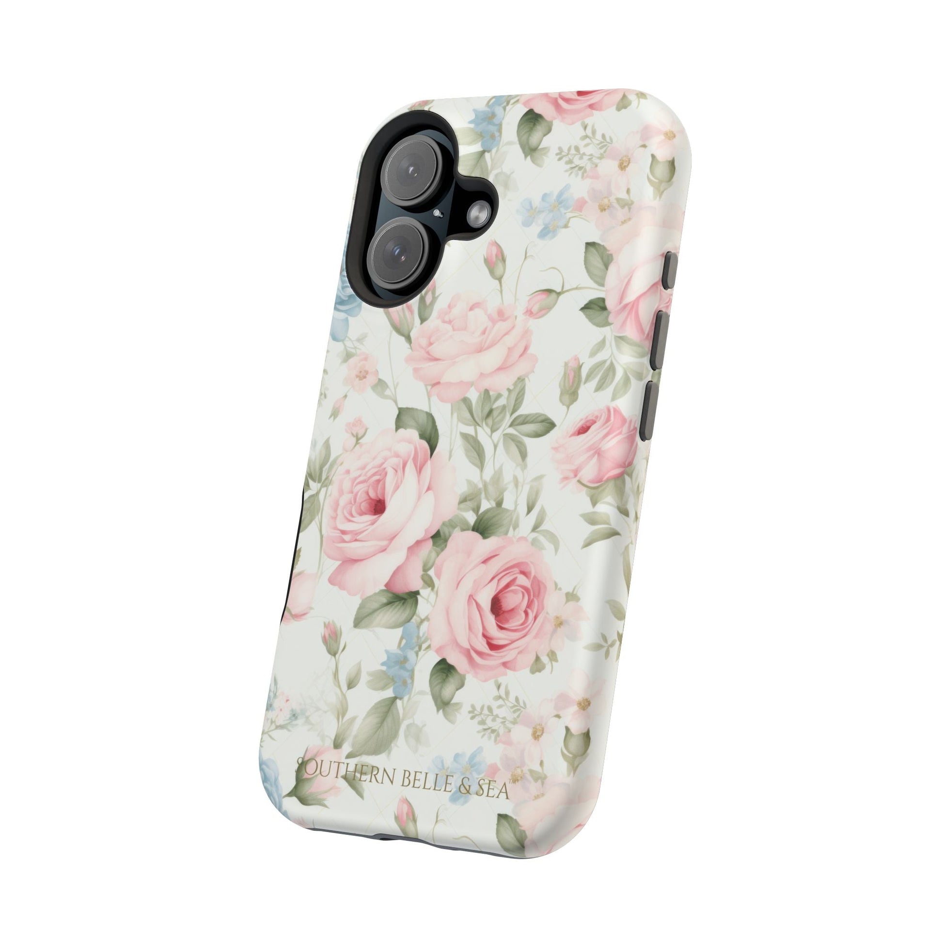 Garden Grace Floral Magnetic iPhone Case — Garden Grace Series | Southern Belle & Sea™ - Southern Belle & Sea