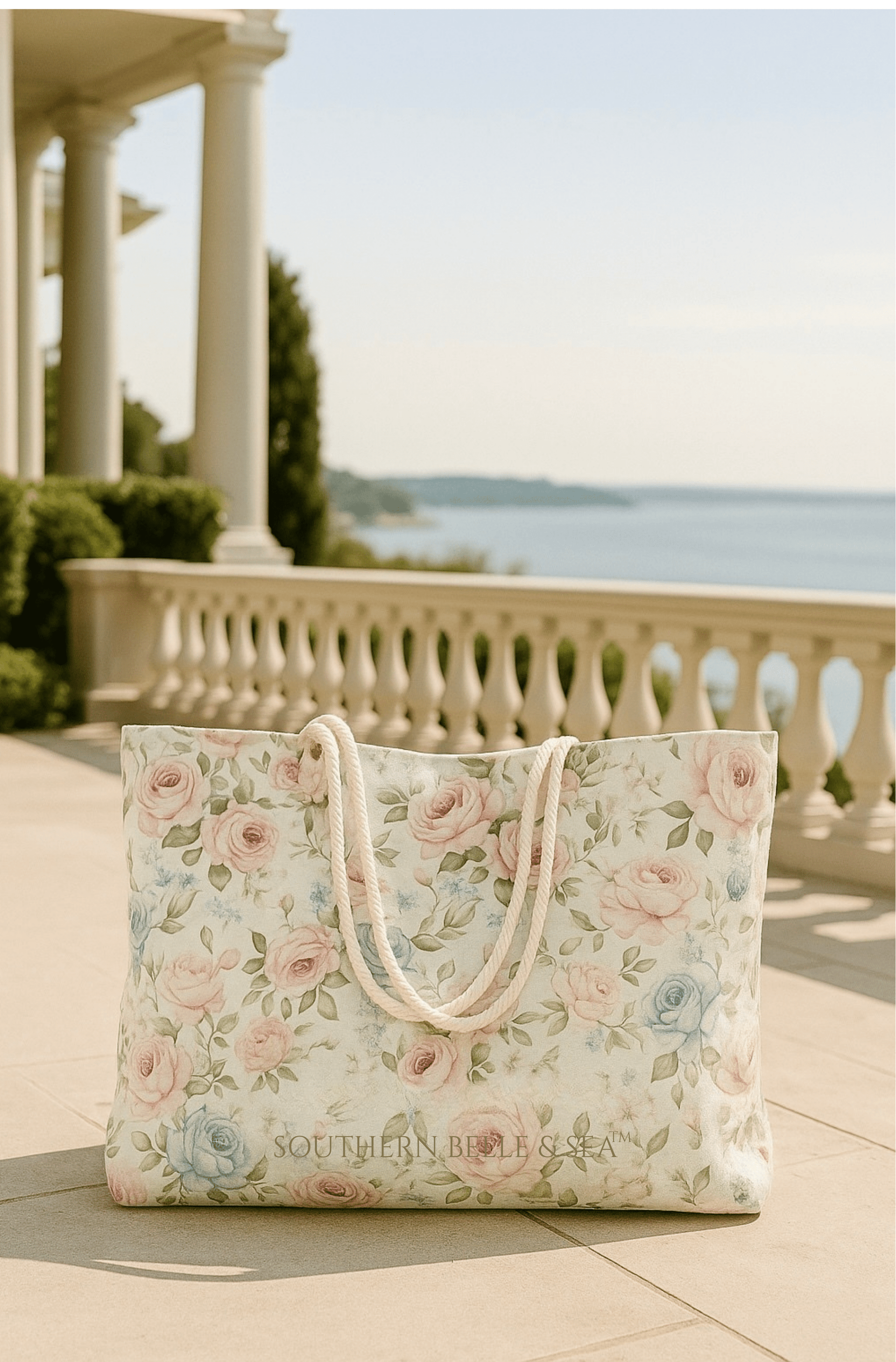 Garden Grace Weekender Bag — Garden Grace Series | Southern Belle & Sea™ - Southern Belle & Sea