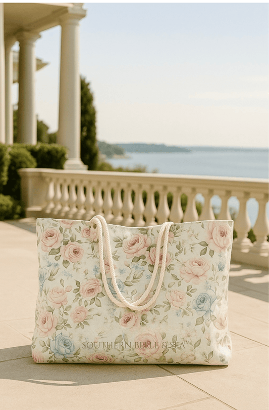 Garden Grace Weekender Bag — Garden Grace Series | Southern Belle & Sea™ - Southern Belle & Sea