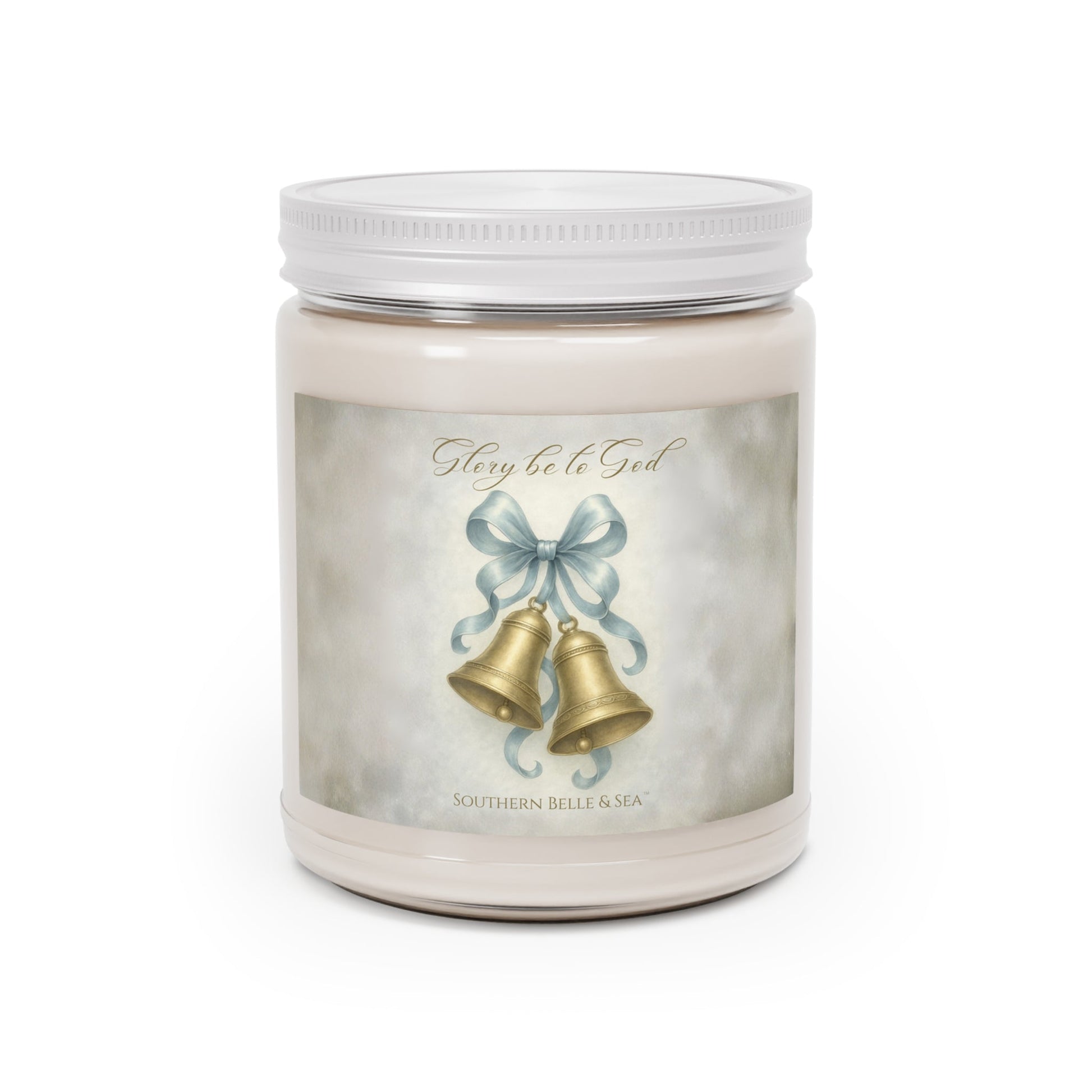 Glory Be to God Jar Candle — Winter Grace Fine Art Series | Southern Belle & Sea™ - Southern Belle & Sea