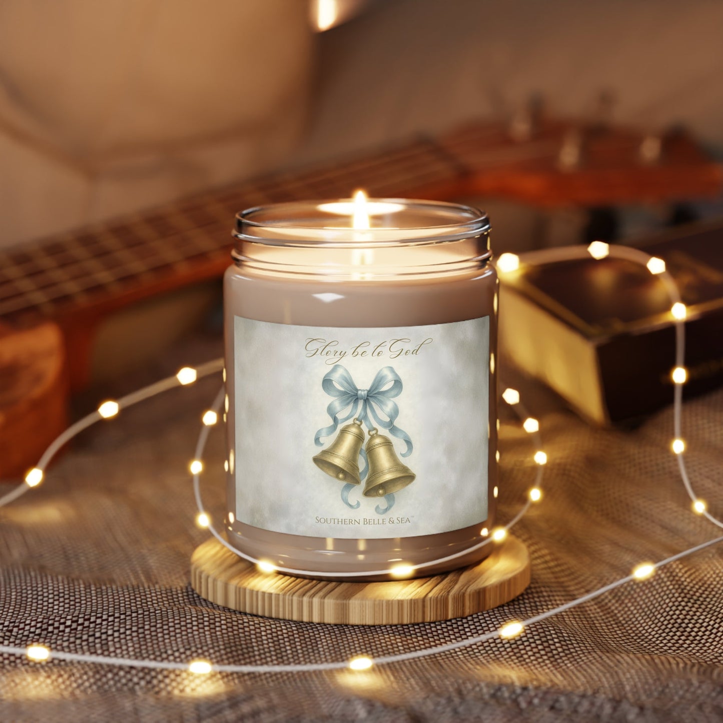 Glory Be to God Jar Candle — Winter Grace Fine Art Series | Southern Belle & Sea™ - Southern Belle & Sea