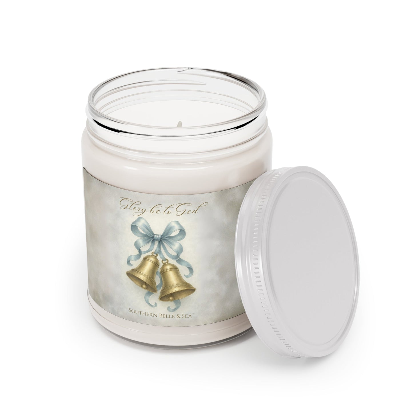 Glory Be to God Jar Candle — Winter Grace Fine Art Series | Southern Belle & Sea™ - Southern Belle & Sea