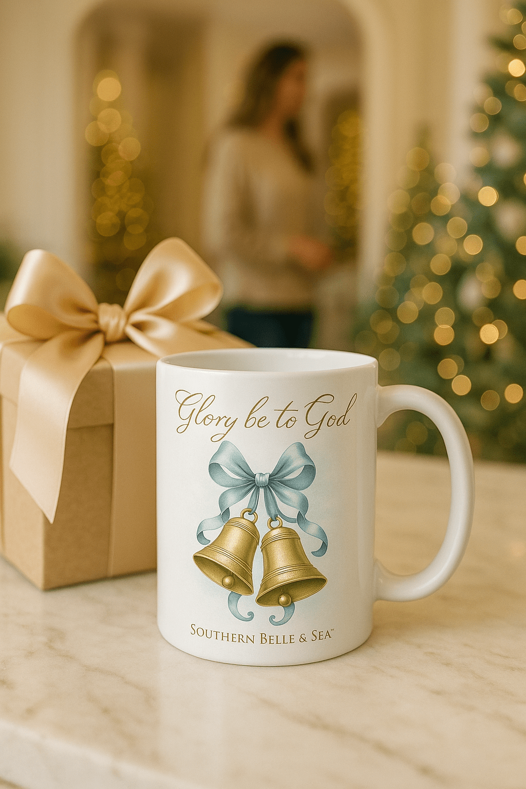 Glory Be to God Mug — Winter Grace Fine Art Series | Southern Belle & Sea™ - Southern Belle & Sea