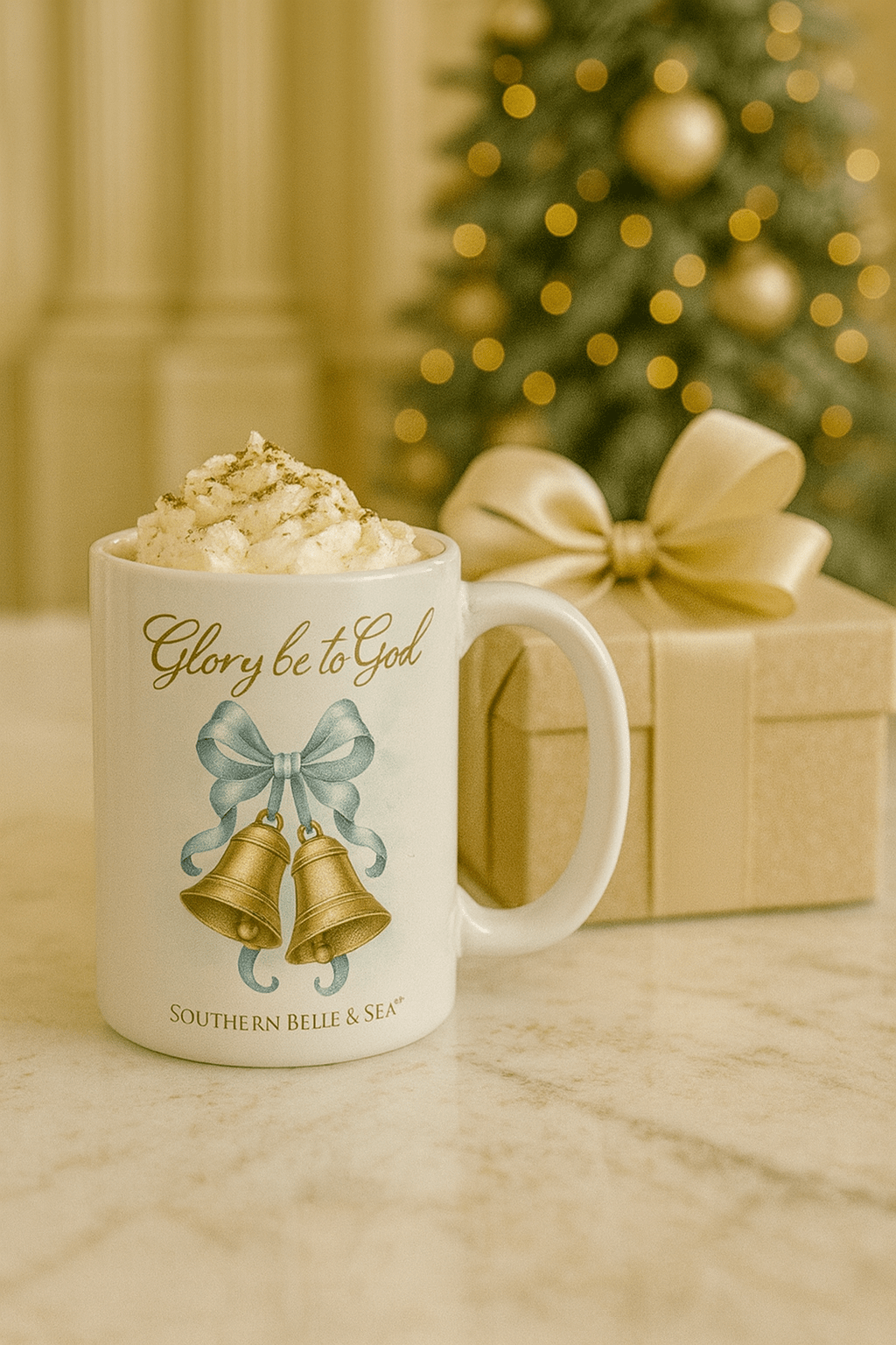 Glory Be to God Mug — Winter Grace Fine Art Series | Southern Belle & Sea™ - Southern Belle & Sea