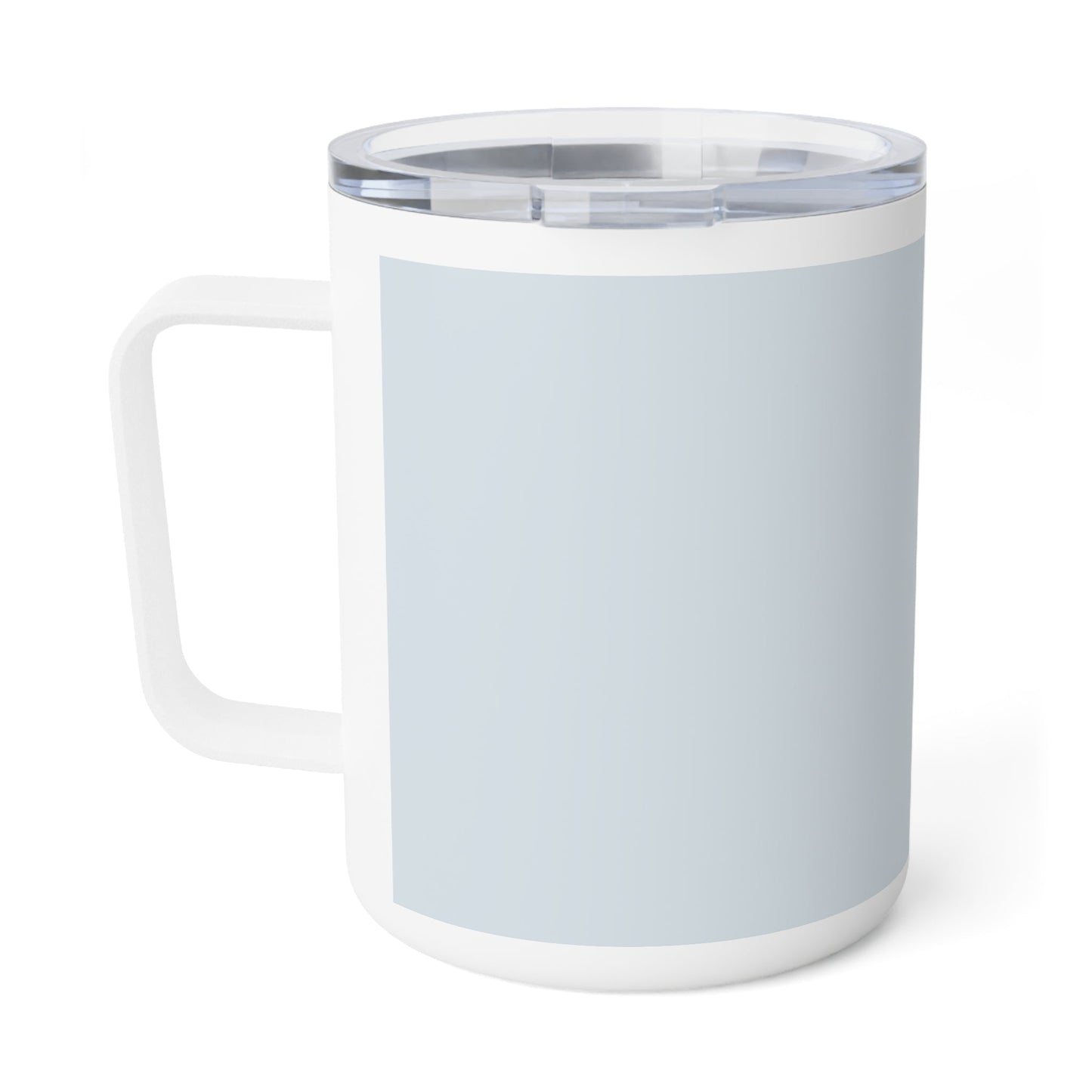 God Is My Refuge — Blue Floral Insulated Mug (10oz Stainless Steel, Psalm 46:1) | Southern Belle & Sea™ - Southern Belle & Sea