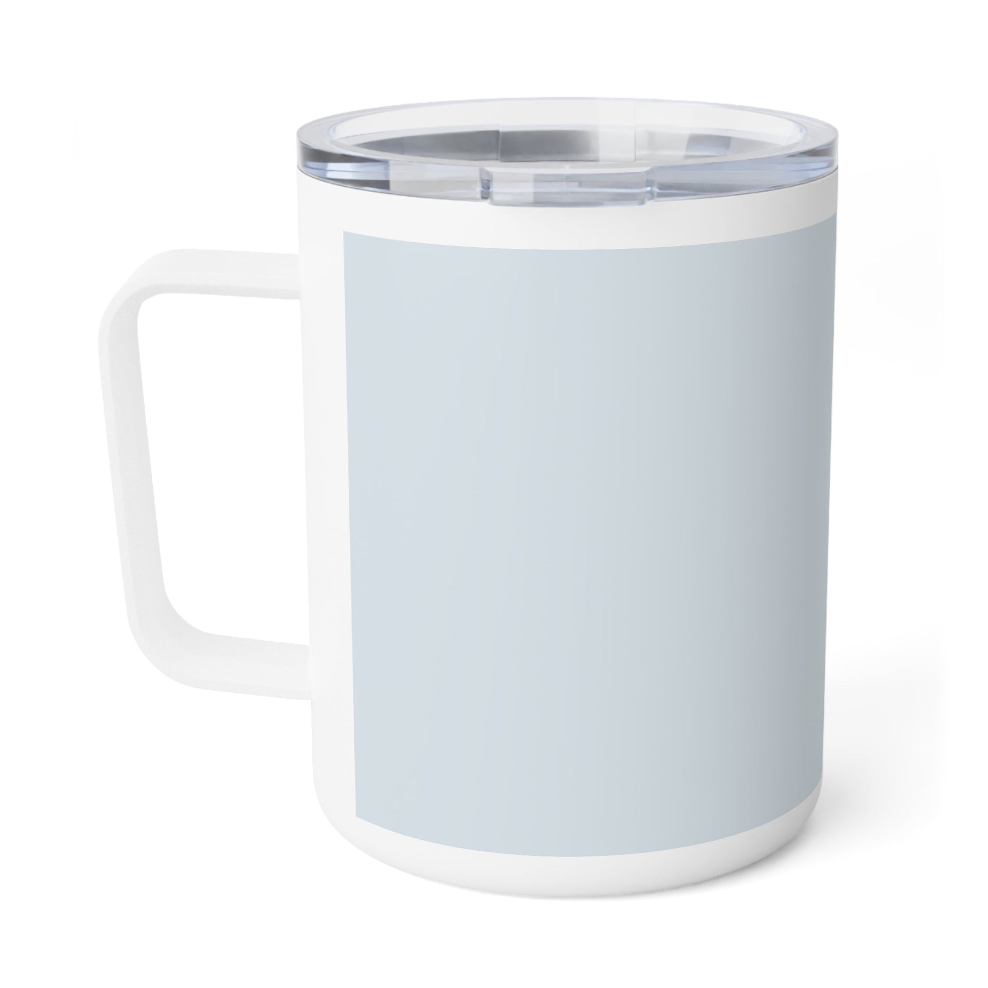 God Is My Refuge — Blue Floral Insulated Mug (10oz Stainless Steel, Psalm 46:1) | Southern Belle & Sea™ - Southern Belle & Sea