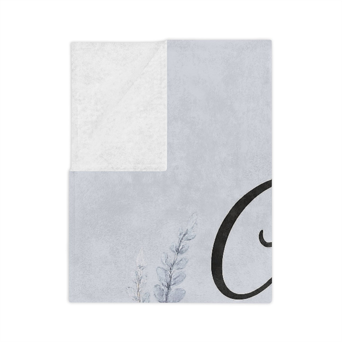 God Is Within Her” Blue Floral Blanket — Virtue Collection | Southern Belle & Sea™ - Southern Belle & Sea