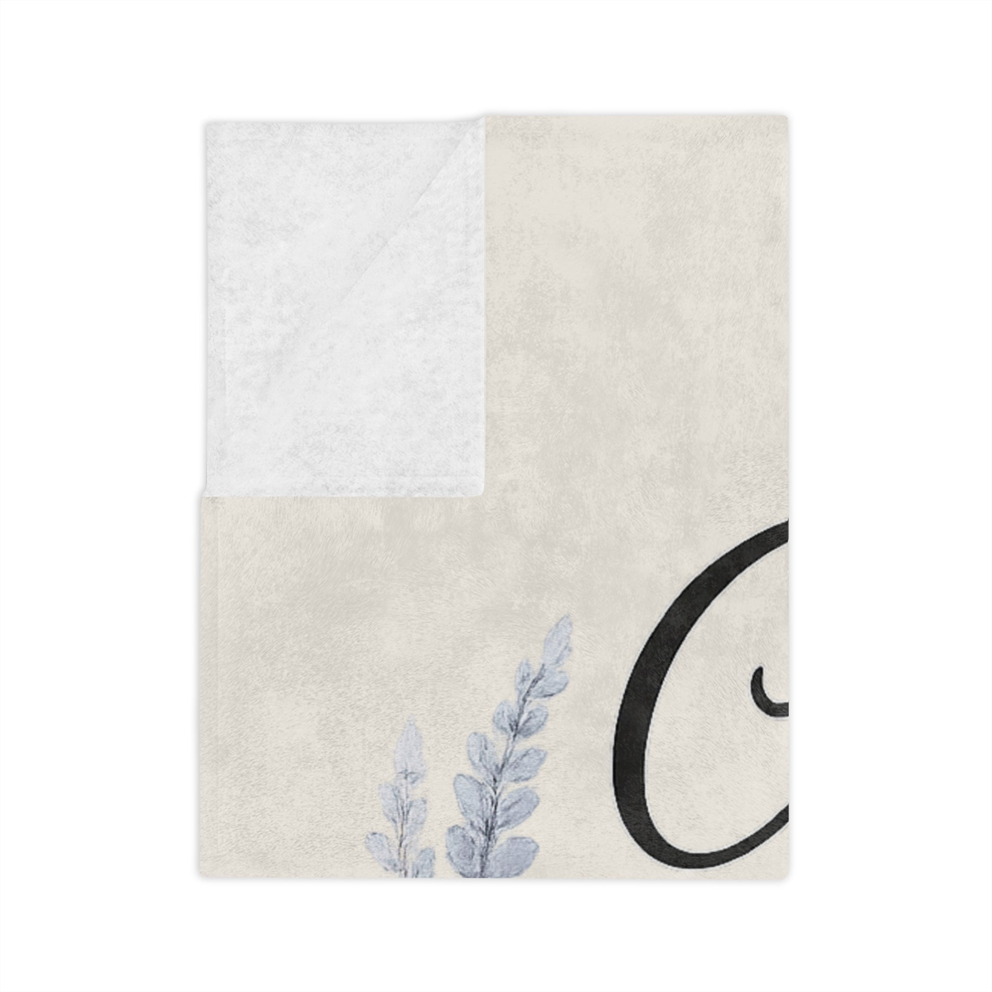 Southern Belle & Sea™ ivory scripture blanket with God Is Within Her design styled outdoors for picnic or porch use