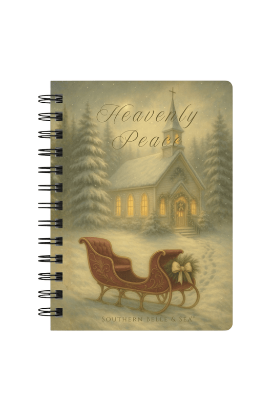 Heavenly Peace Journal — Winter Grace Fine Art Series | Southern Belle & Sea™ - Southern Belle & Sea