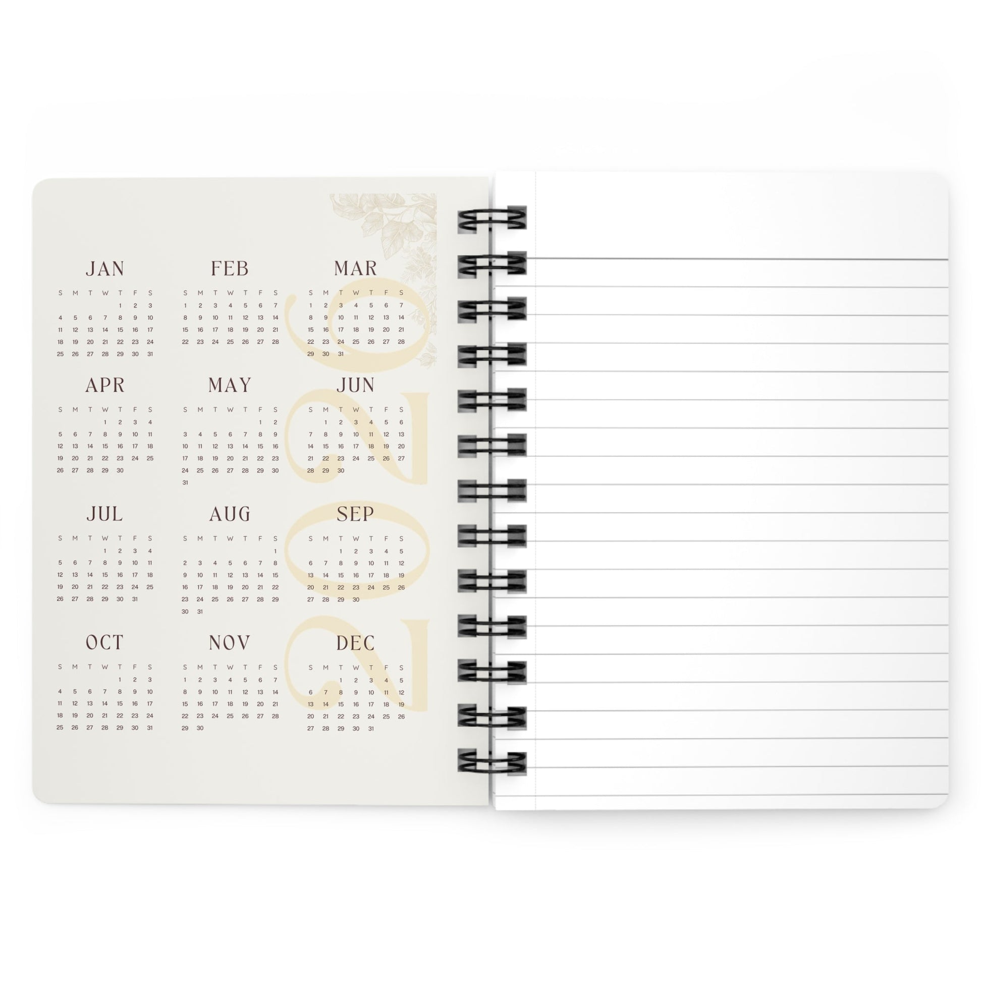 His Love™ Heart Floral Christian Journal – Scripture Notebook with 150 Lined Pages | Southern Belle & Sea™ - Southern Belle & Sea