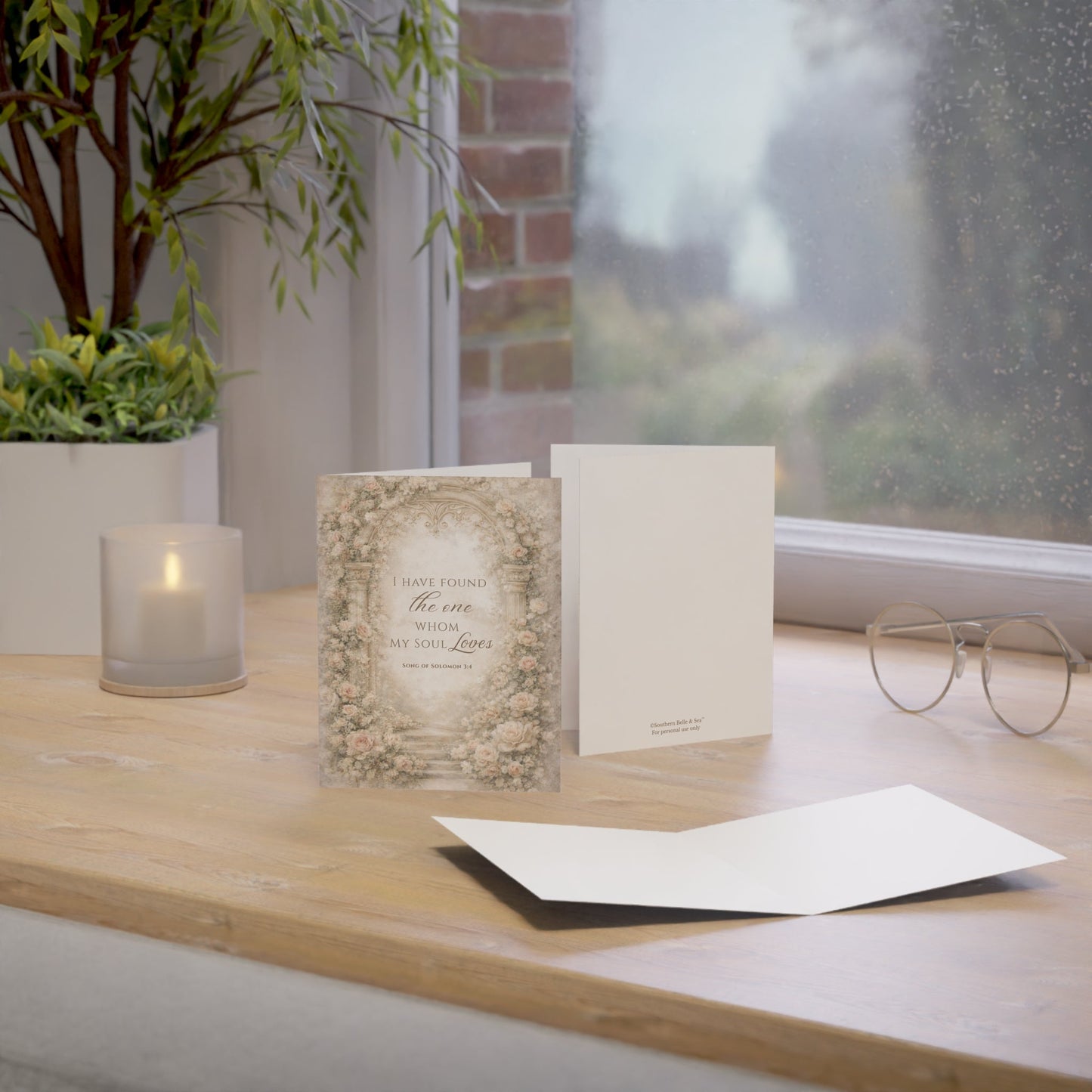 I Have Found the One Greeting Card (Song of Solomon 3:4) — Bride Keepsake | Southern Belle & Sea™ - Southern Belle & Sea