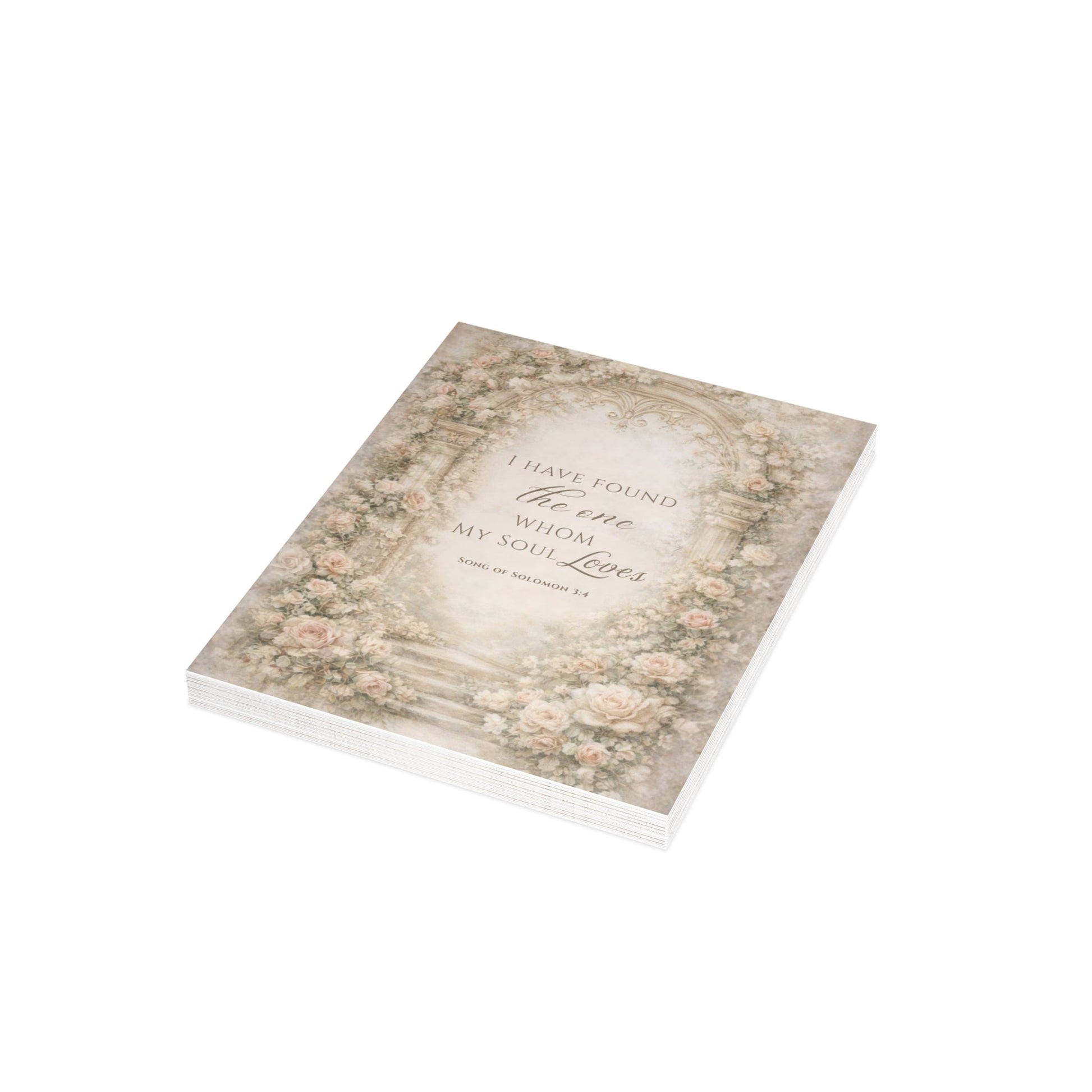 I Have Found the One Greeting Card (Song of Solomon 3:4) — Bride Keepsake | Southern Belle & Sea™ - Southern Belle & Sea