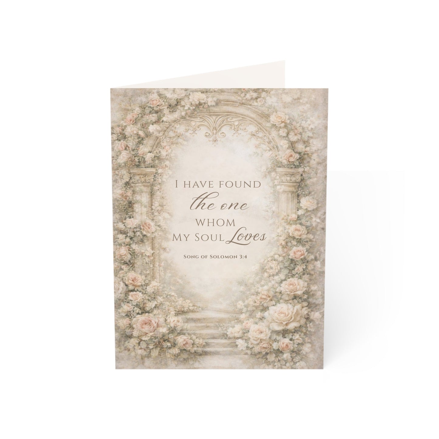 I Have Found the One Greeting Card (Song of Solomon 3:4) — Bride Keepsake | Southern Belle & Sea™ - Southern Belle & Sea