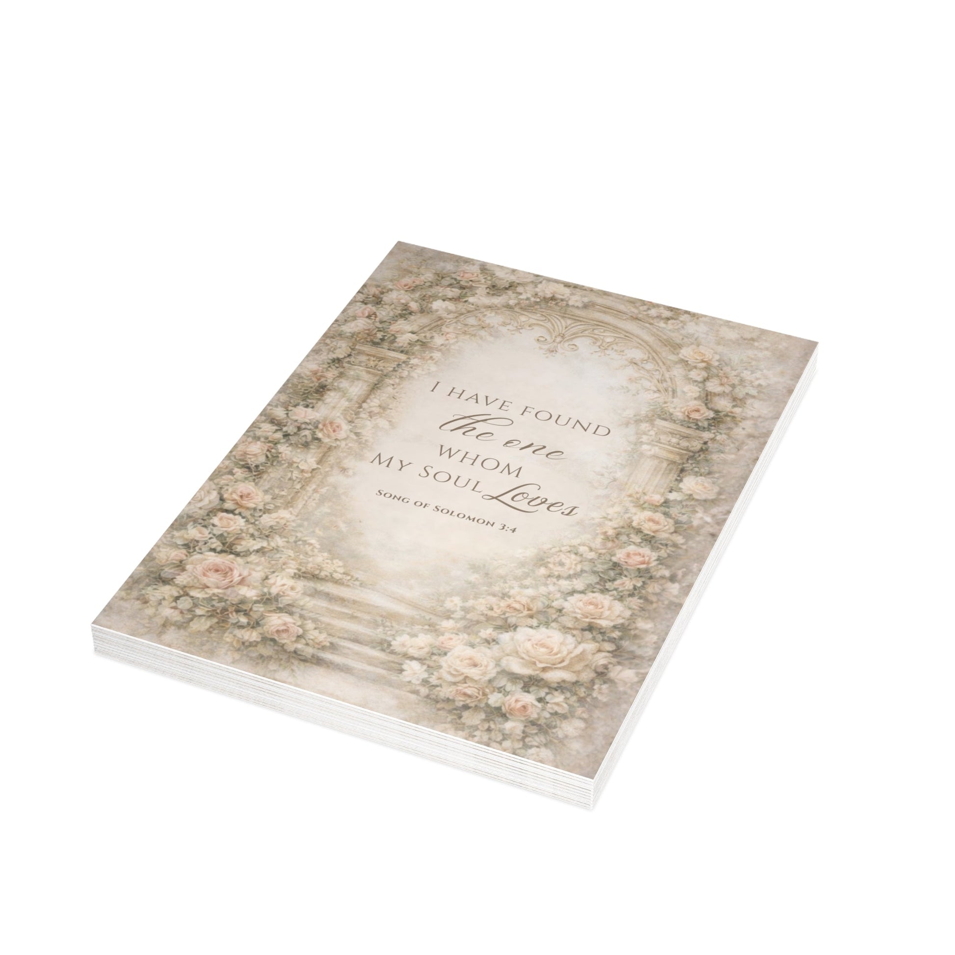 I Have Found the One Greeting Card (Song of Solomon 3:4) — Bride Keepsake | Southern Belle & Sea™ - Southern Belle & Sea