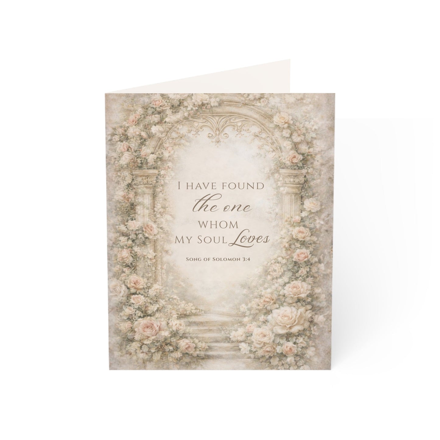 I Have Found the One Greeting Card (Song of Solomon 3:4) — Bride Keepsake | Southern Belle & Sea™ - Southern Belle & Sea