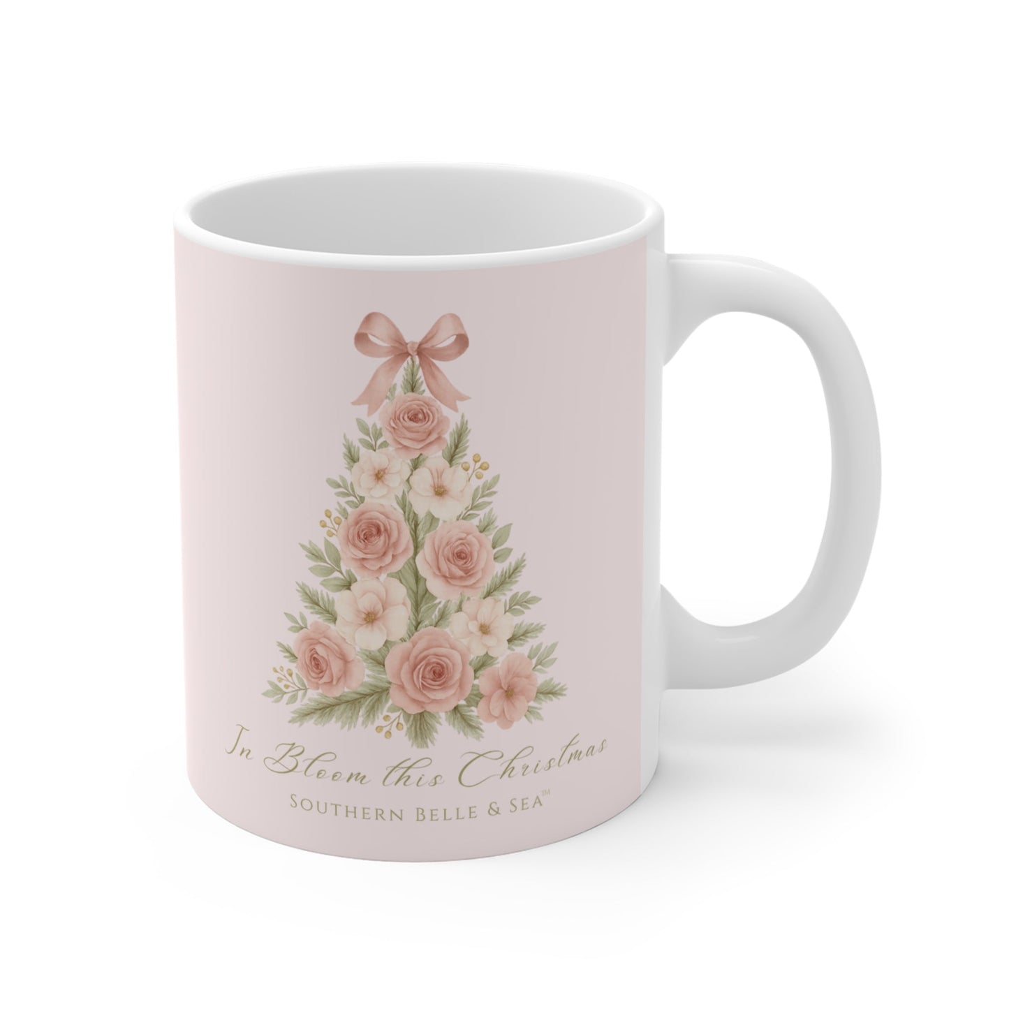 In Bloom This Christmas Tree Mug — In Bloom This Christmas Collection | Southern Belle & Sea™ - Southern Belle & Sea