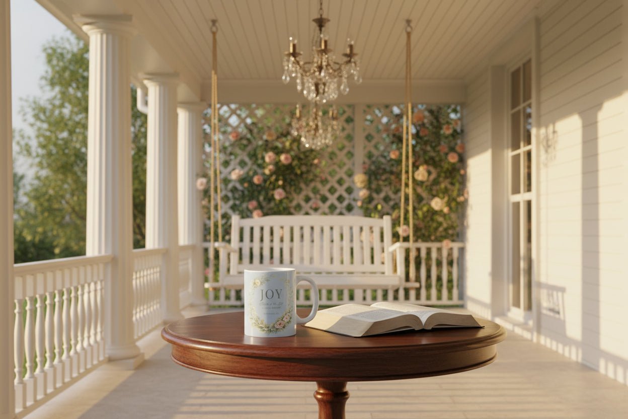 Joy of the Lord Mug (Nehemiah 8:10) — Magnolia Sips™ | Southern Belle & Sea™ - Southern Belle & Sea