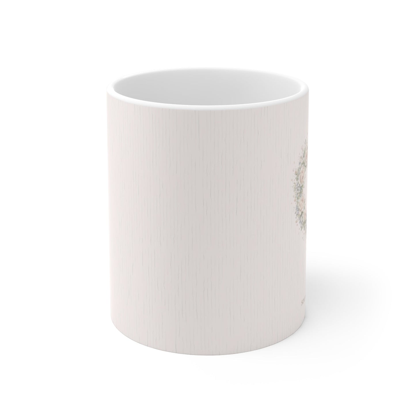 Let Love Lead Floral Heart Mug — Romantic Rose Coffee Cup | Southern Belle & Sea™ - Southern Belle & Sea