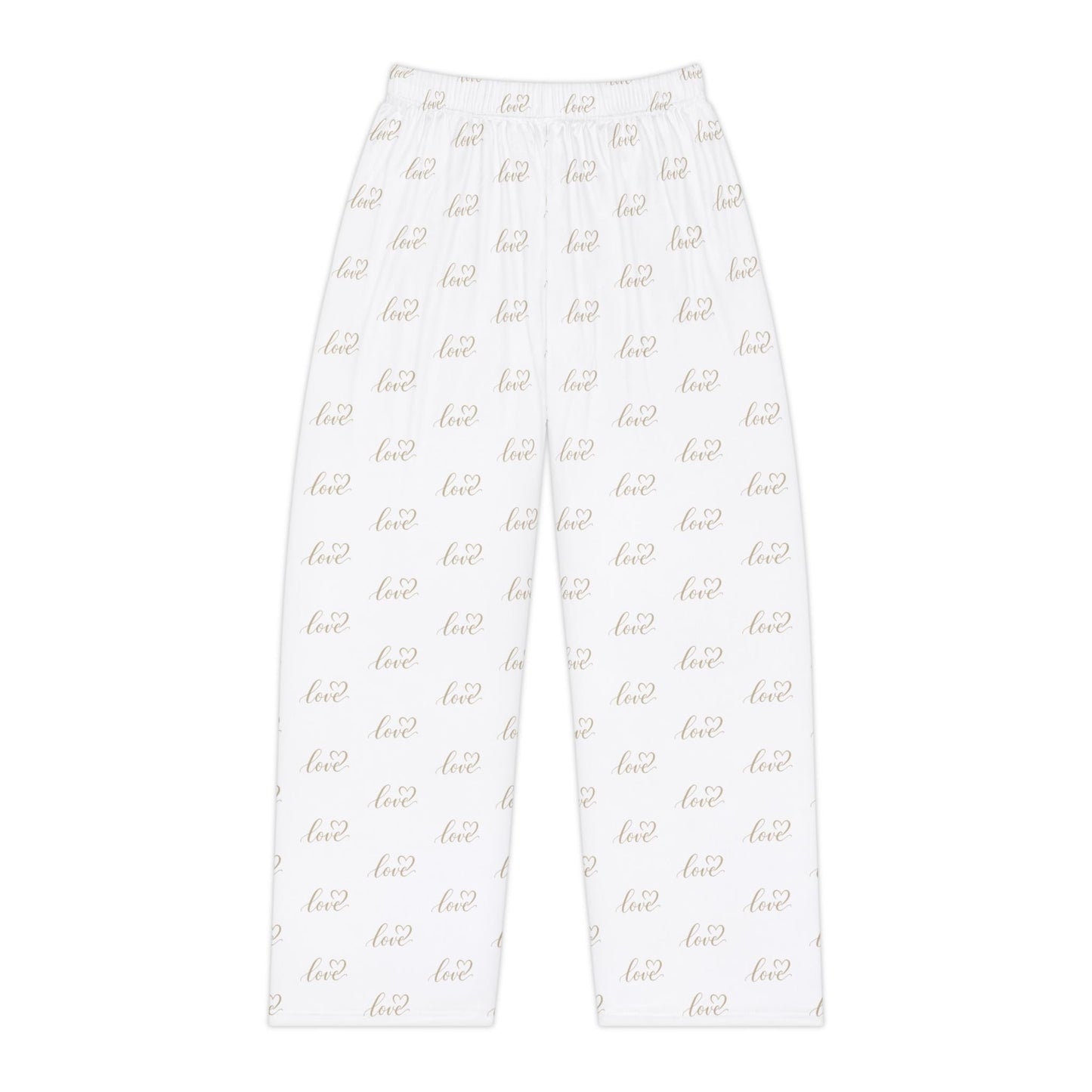 LOVE Gold Foil Heart Pajama Pants — Cozy Loungewear Collection | Southern Belle & Sea™ - Southern Belle & Sea