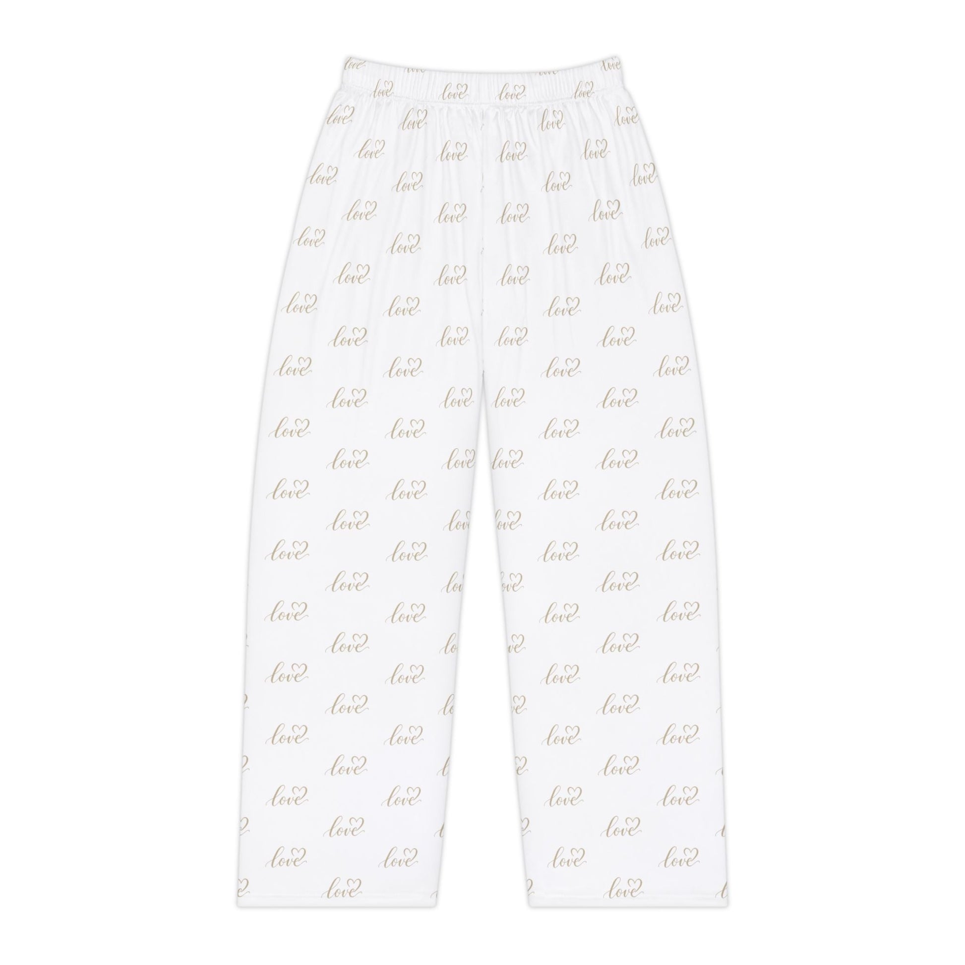LOVE Gold Foil Heart Pajama Pants — Cozy Loungewear Collection | Southern Belle & Sea™ - Southern Belle & Sea