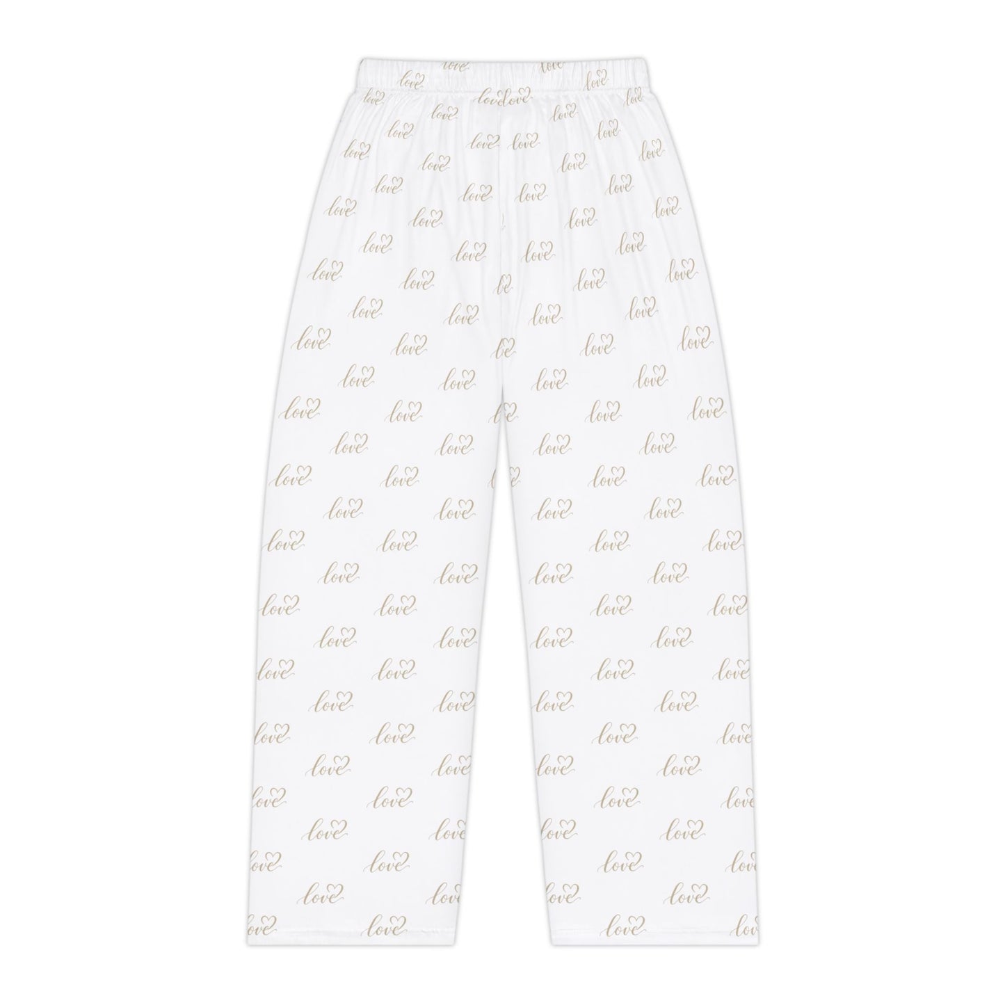 LOVE Gold Foil Heart Pajama Pants — Cozy Loungewear Collection | Southern Belle & Sea™ - Southern Belle & Sea