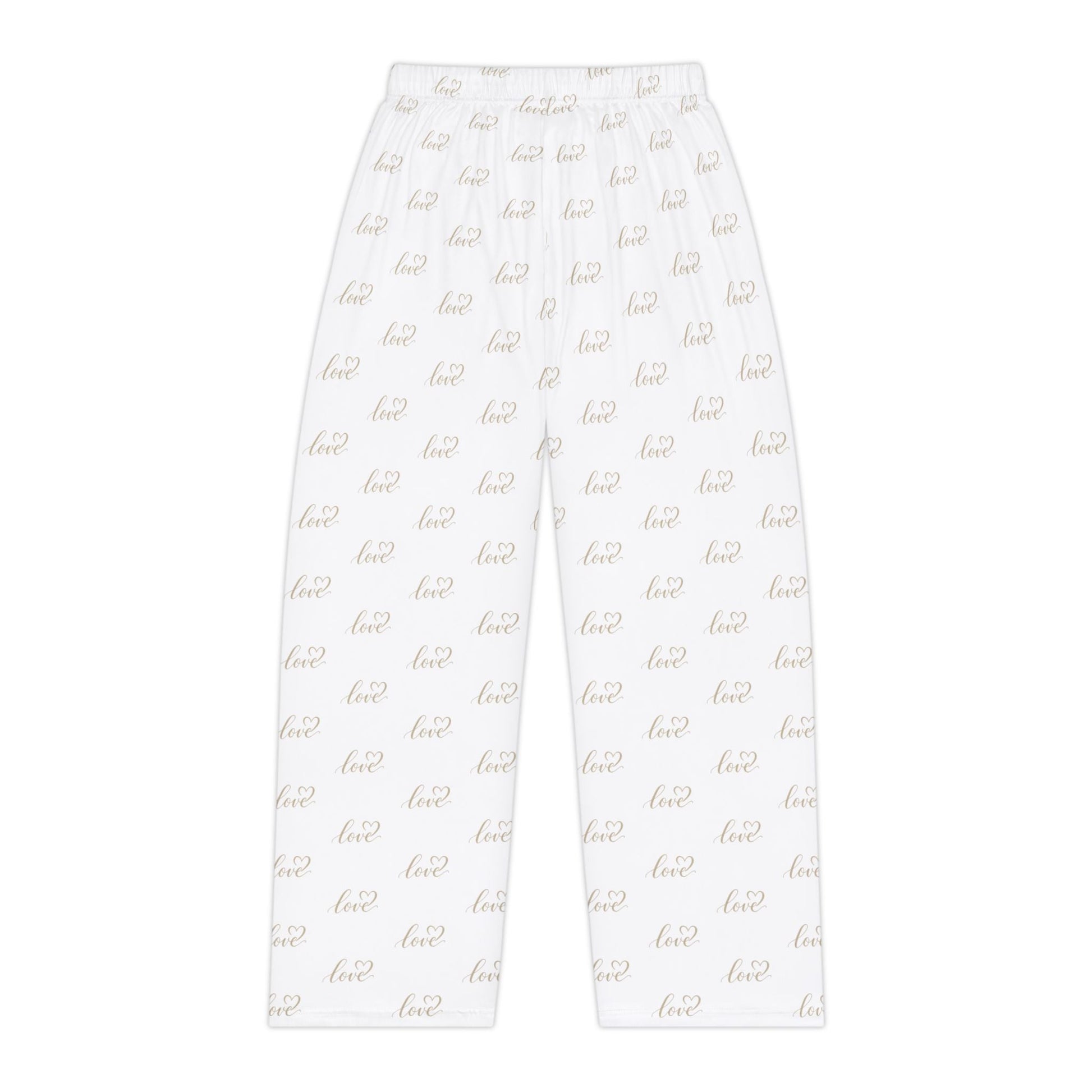 LOVE Gold Foil Heart Pajama Pants — Cozy Loungewear Collection | Southern Belle & Sea™ - Southern Belle & Sea