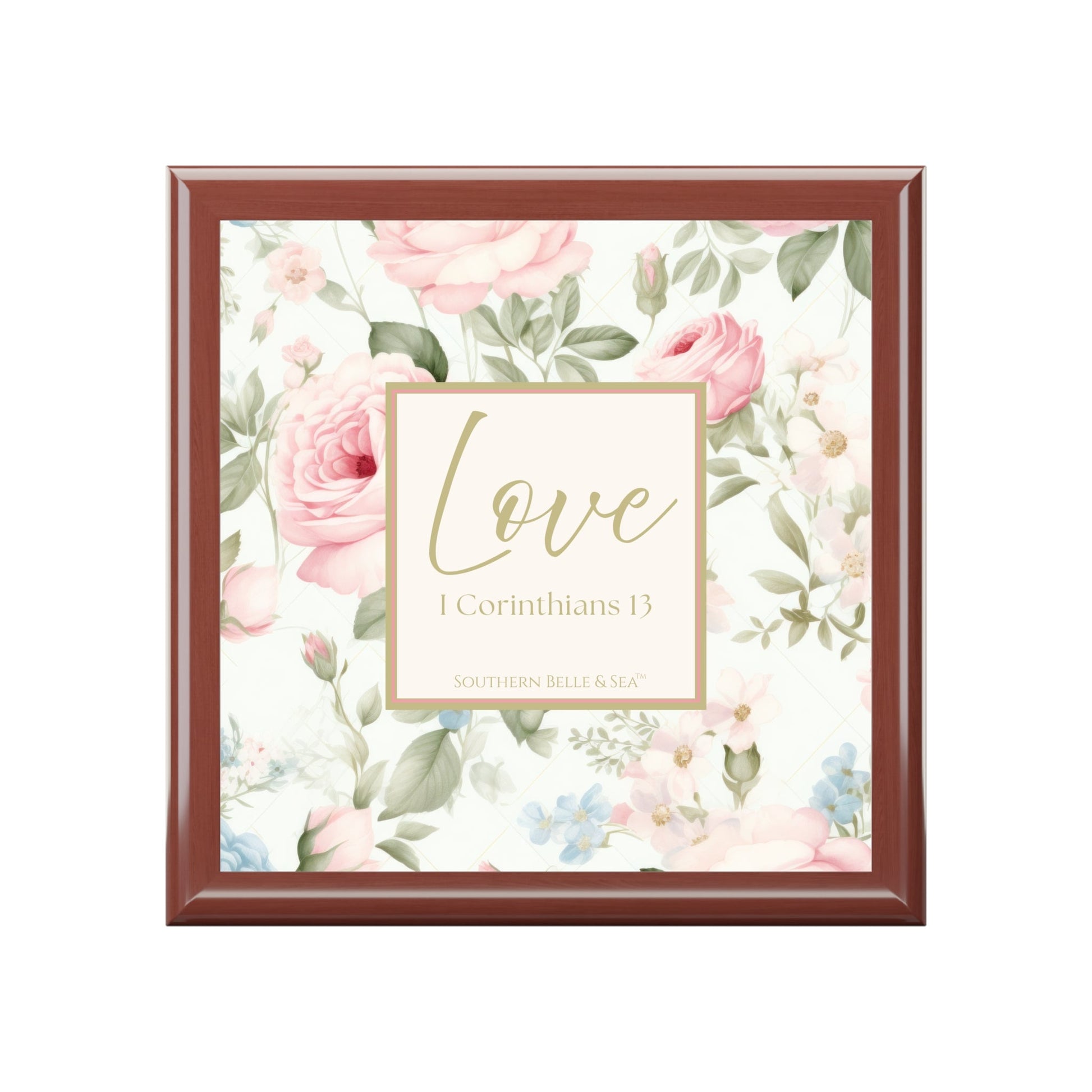 Love Jewelry Box – 1 Corinthians 13 | Southern Belle & Sea™ - Southern Belle & Sea