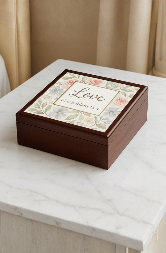 Love Jewelry Box – 1 Corinthians 13 | Southern Belle & Sea™ - Southern Belle & Sea