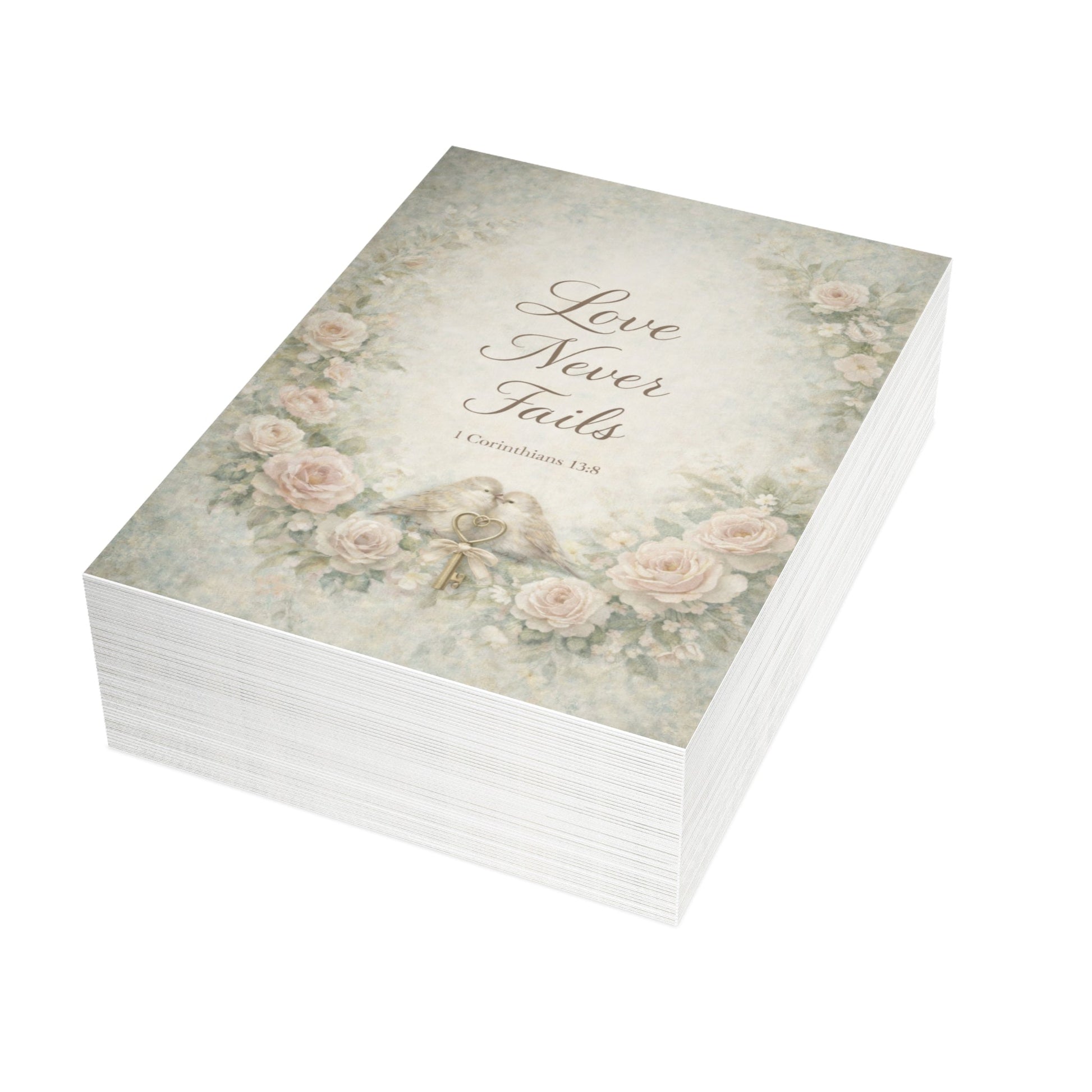 Love Never Fails — Faith - Inspired Greeting Card Set | Southern Belle & Sea™ - Southern Belle & Sea