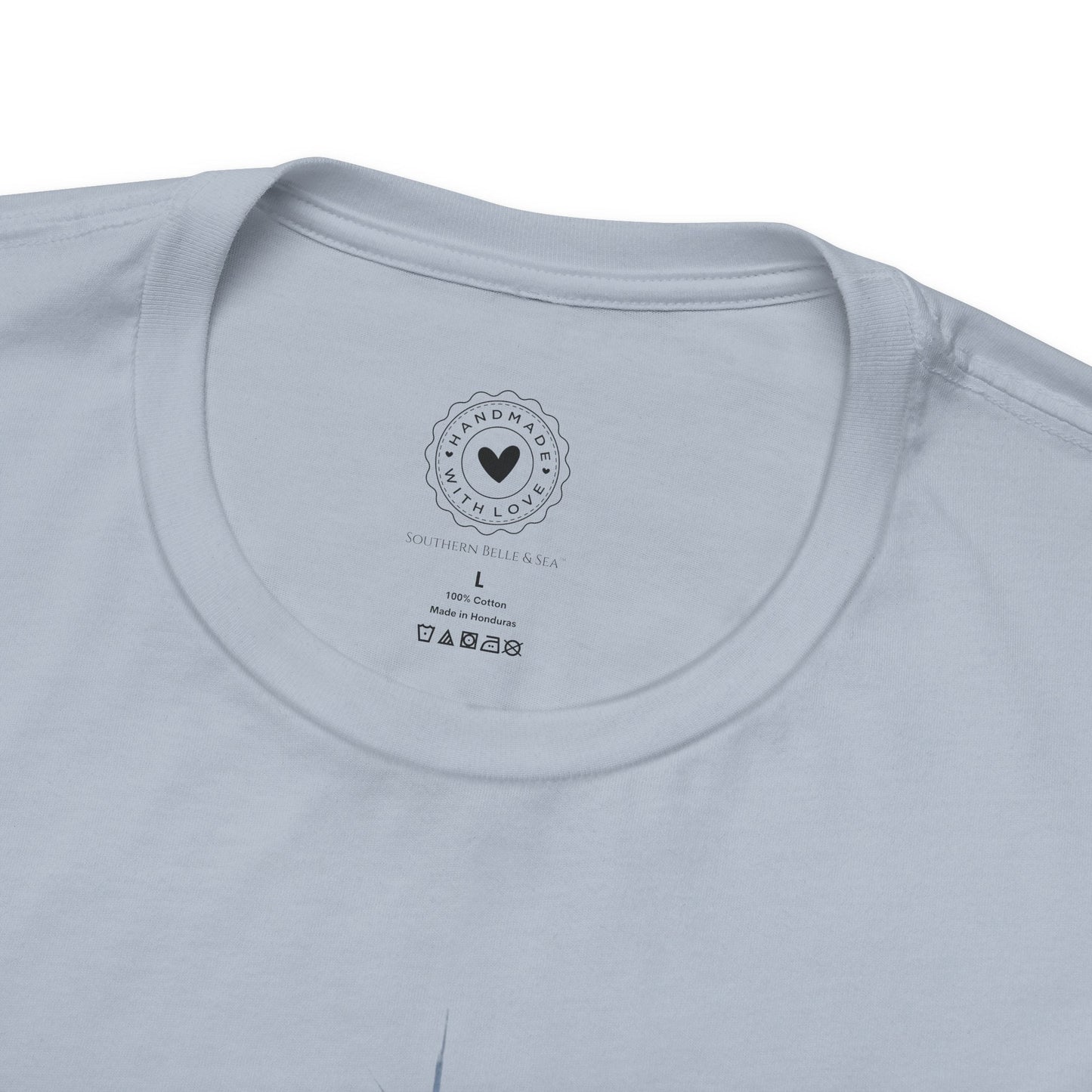 Merry Christ - mas Cross Tee (Blue Cross) | Southern Belle & Sea™ - Southern Belle & Sea