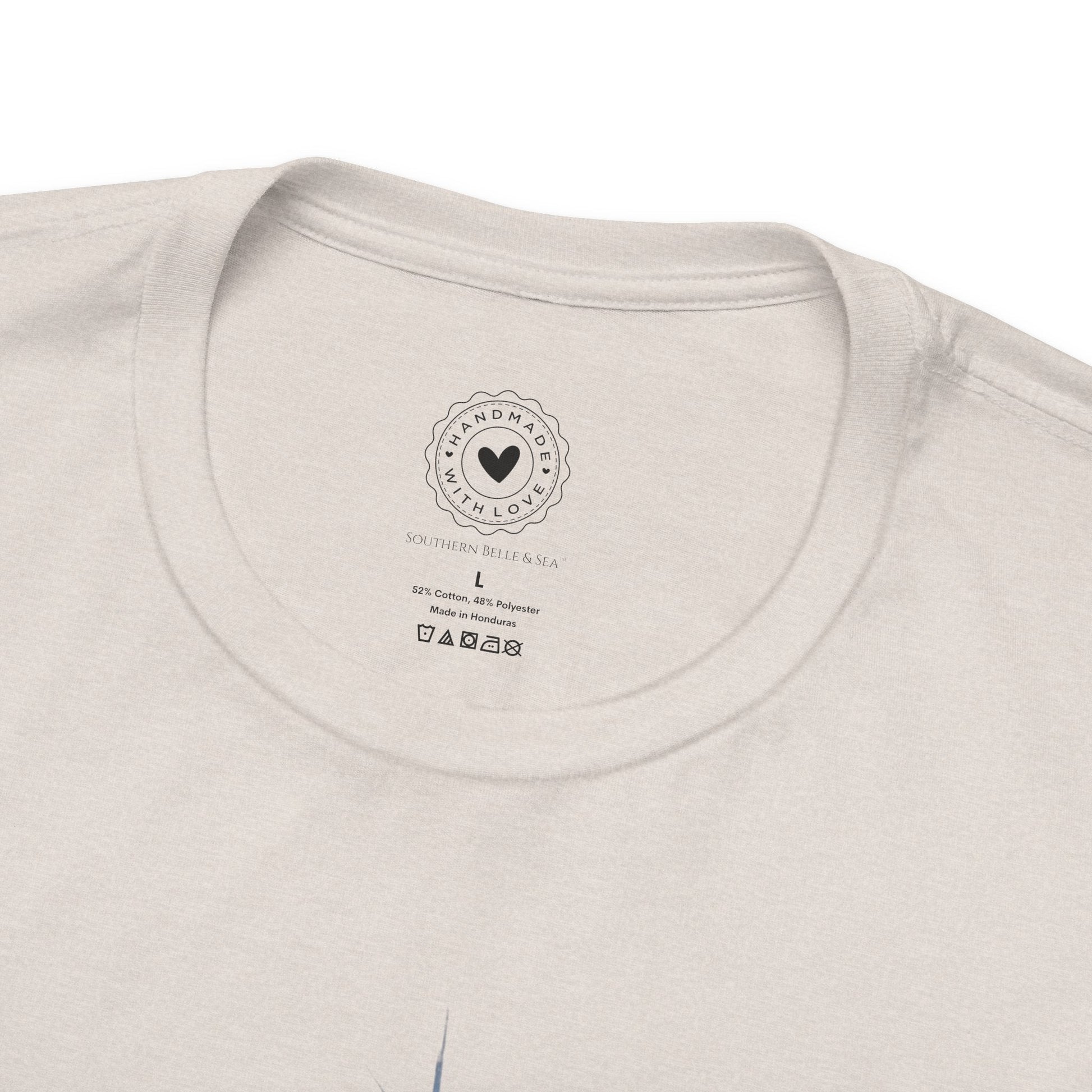 Merry Christ - mas Cross Tee (Blue Cross) | Southern Belle & Sea™ - Southern Belle & Sea