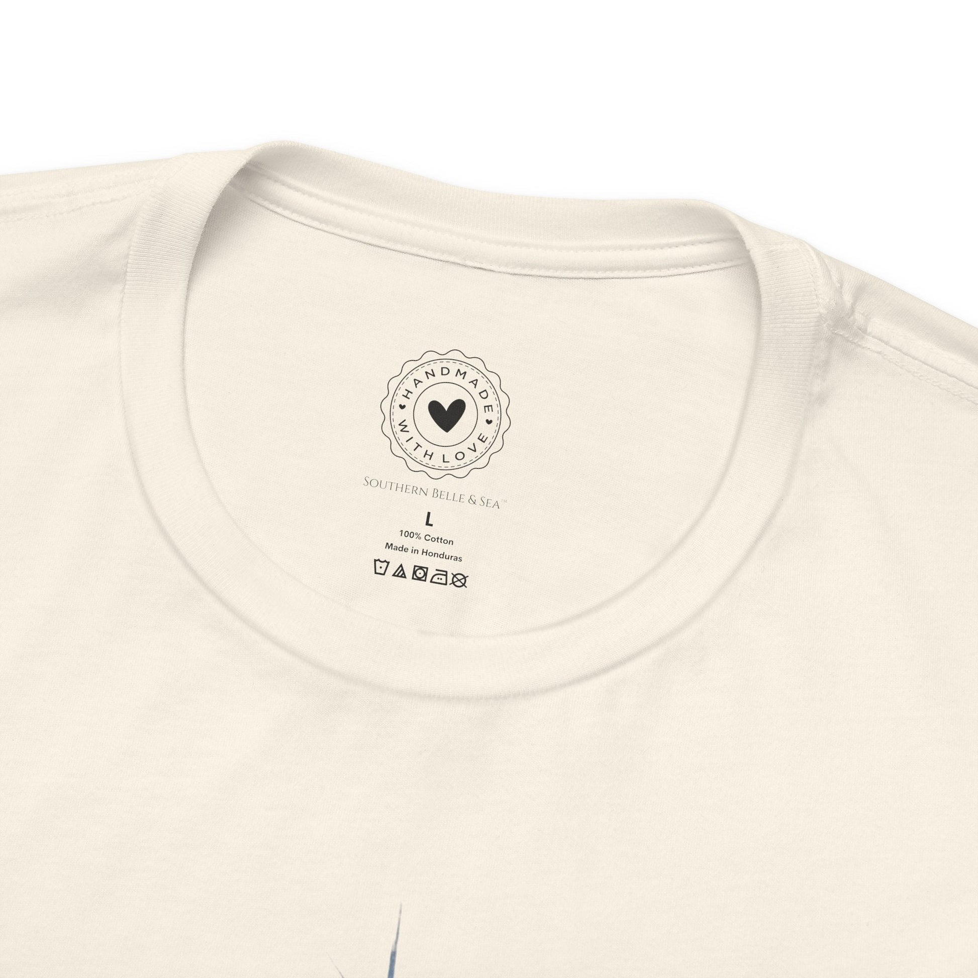 Merry Christ - mas Cross Tee (Blue Cross) | Southern Belle & Sea™ - Southern Belle & Sea