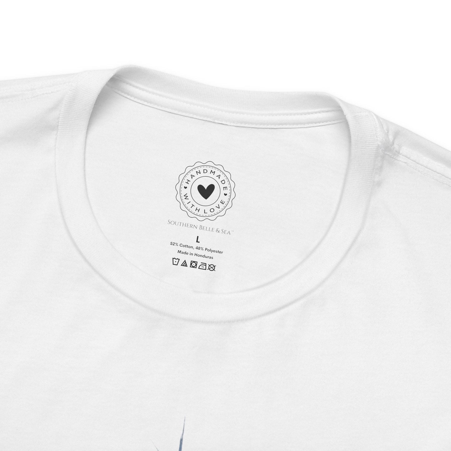 Merry Christ - mas Cross Tee (Blue Cross) | Southern Belle & Sea™ - Southern Belle & Sea