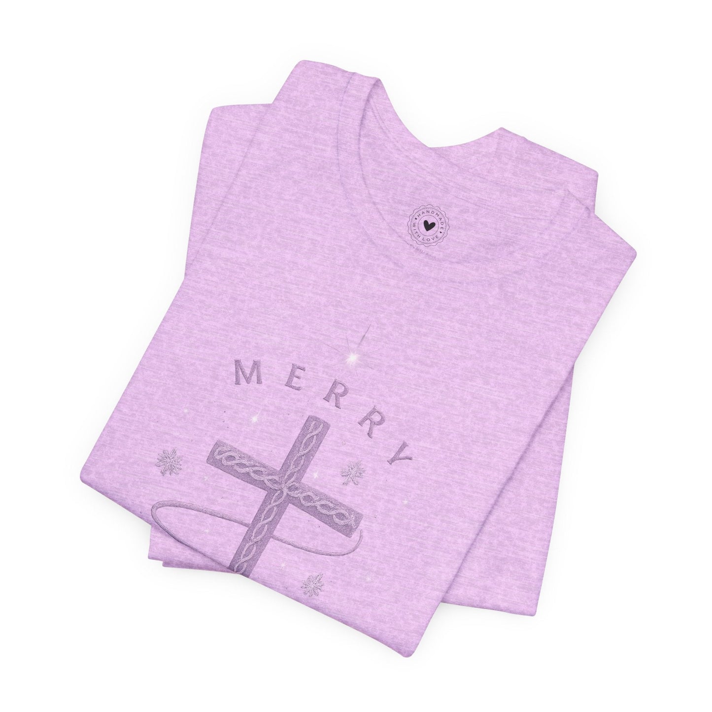 Merry Christ - mas Cross Tee (Purple Cross) — Merry Christ - mas Collection | Southern Belle & Sea™ - Southern Belle & Sea